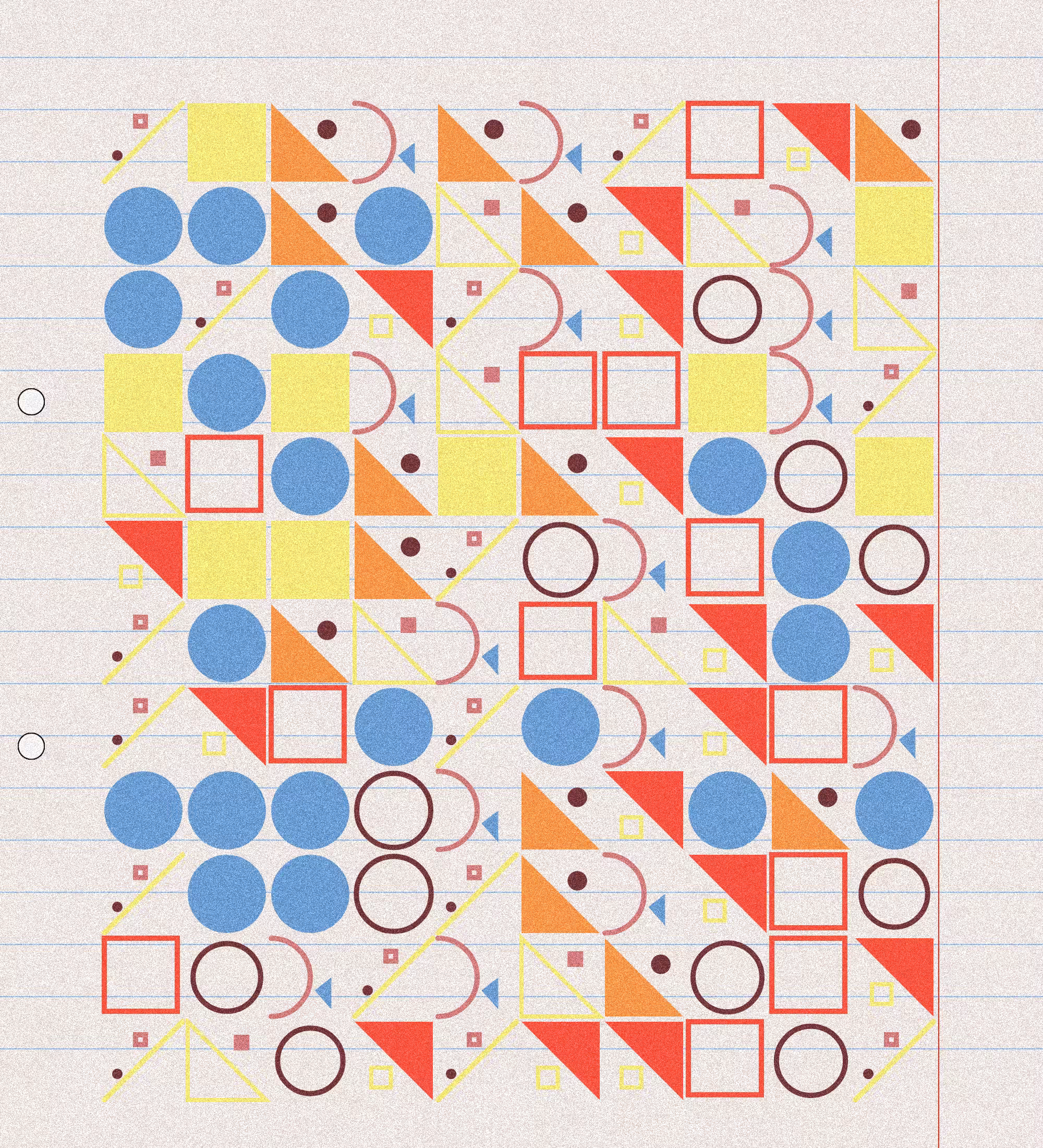 sketchbook page 4: basic shapes #5