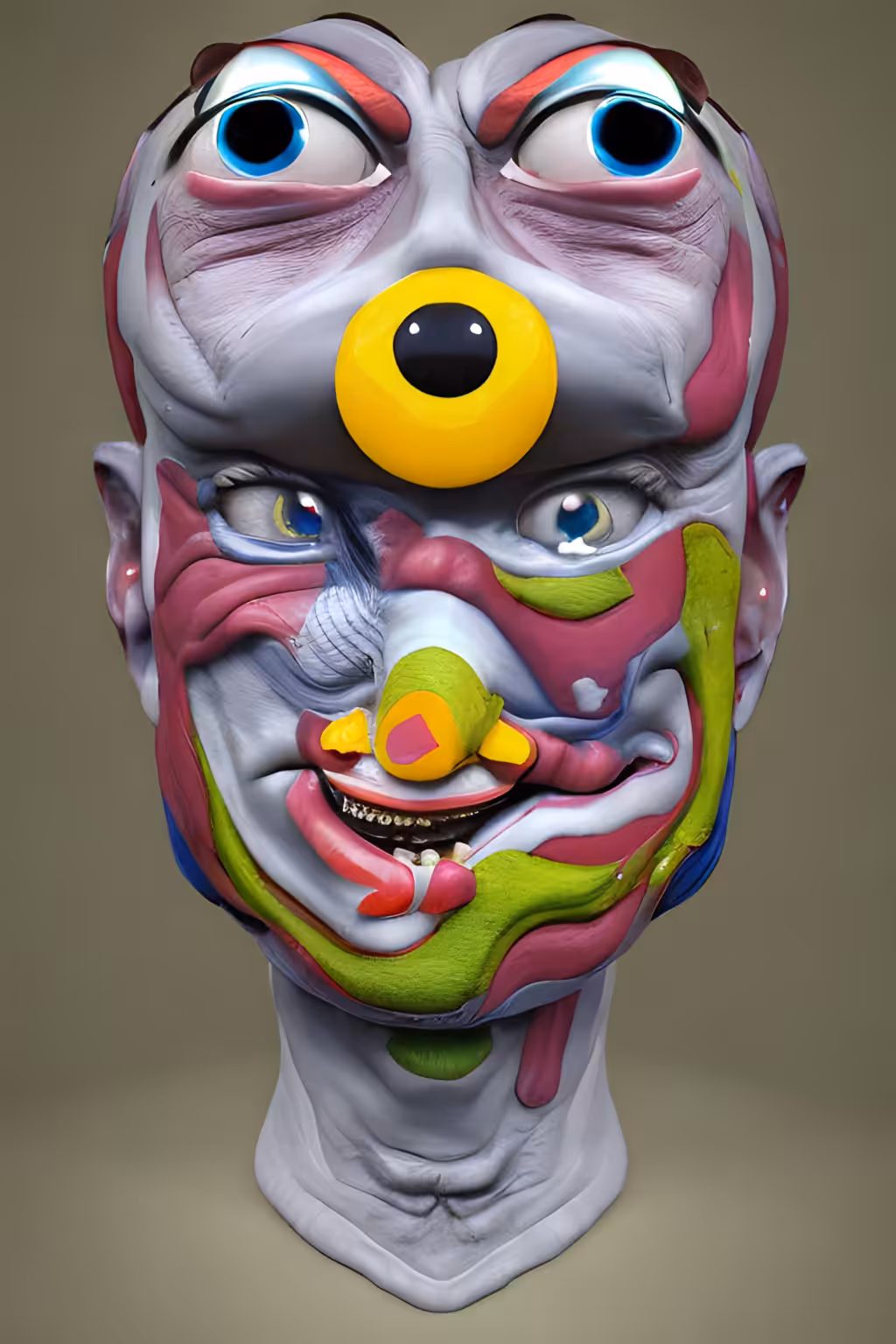 Distorted Faces: Distorted Face #28