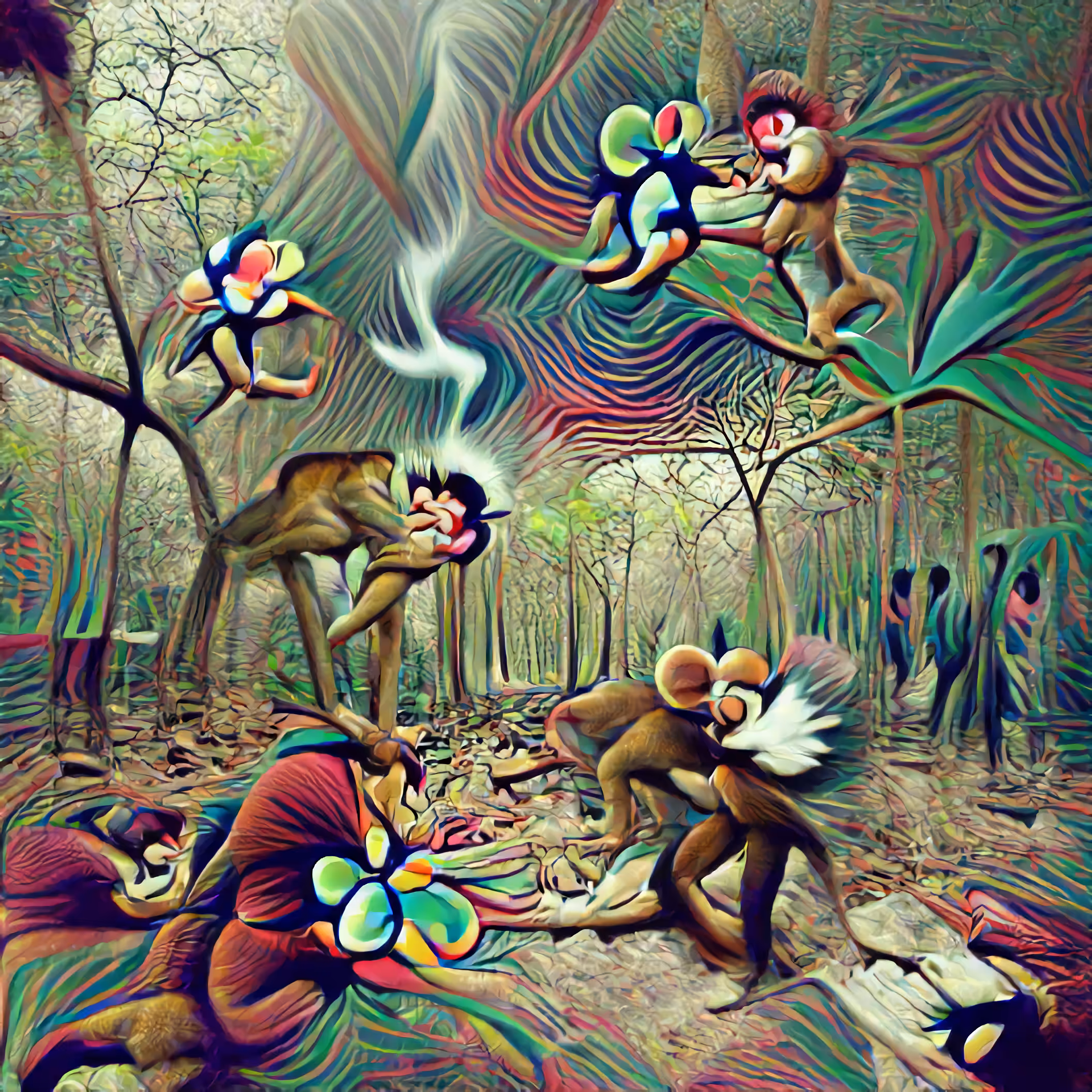 The sixth incarnation. A monkey.