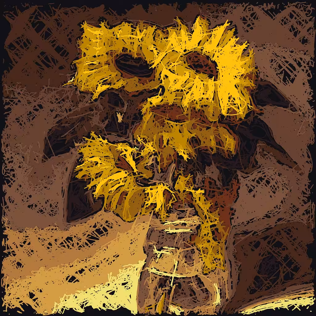 Sunflowers in a jar #2