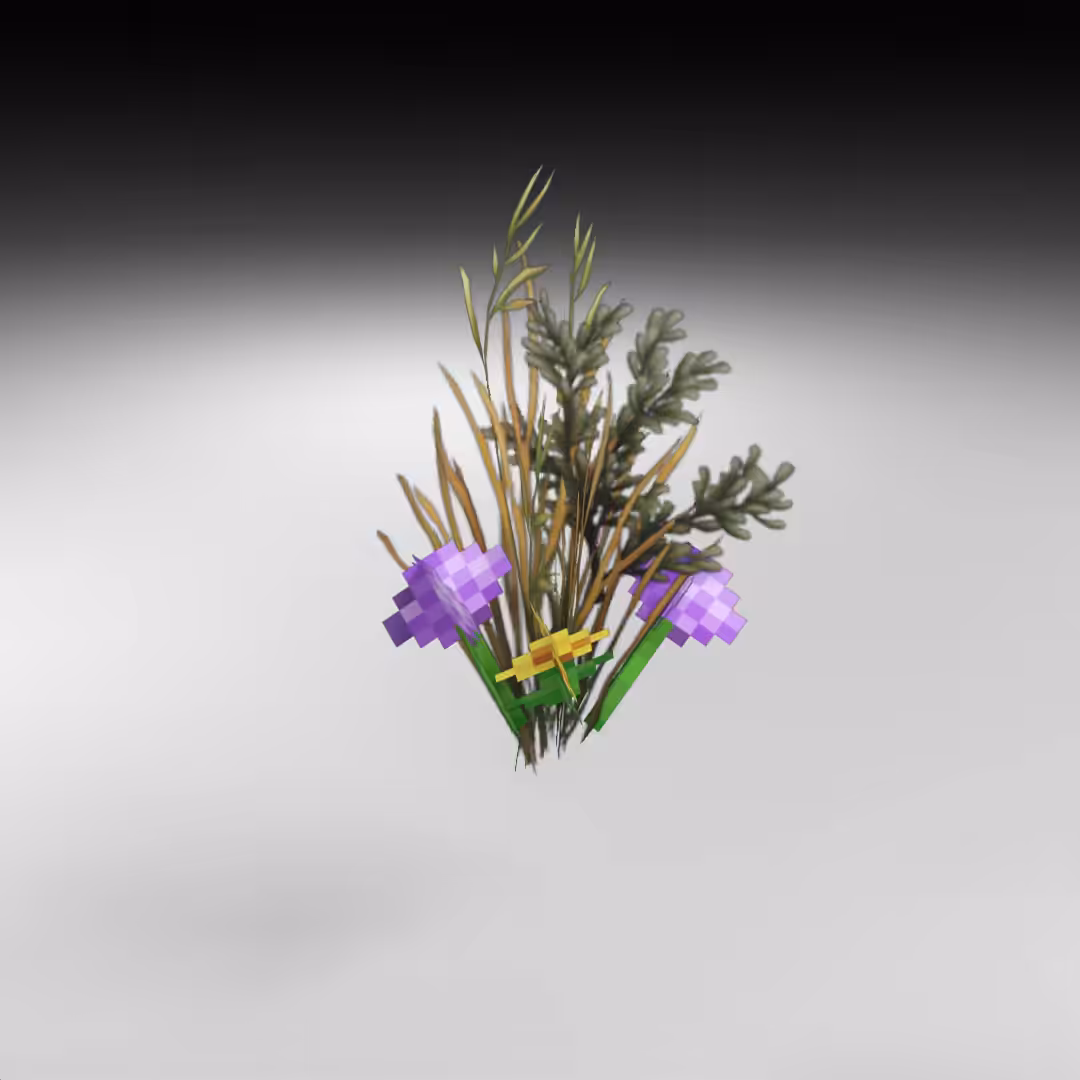 Hand-hacked Bouquet 102