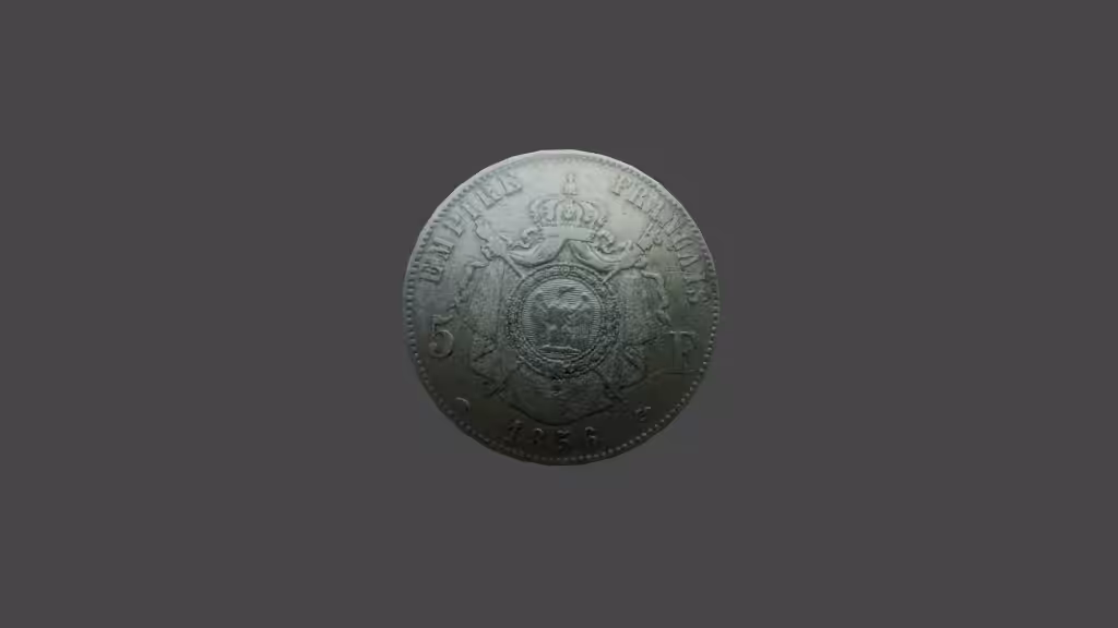 NAPOLEON III 5 FRANCS - BAREHEADED - 1856 - A