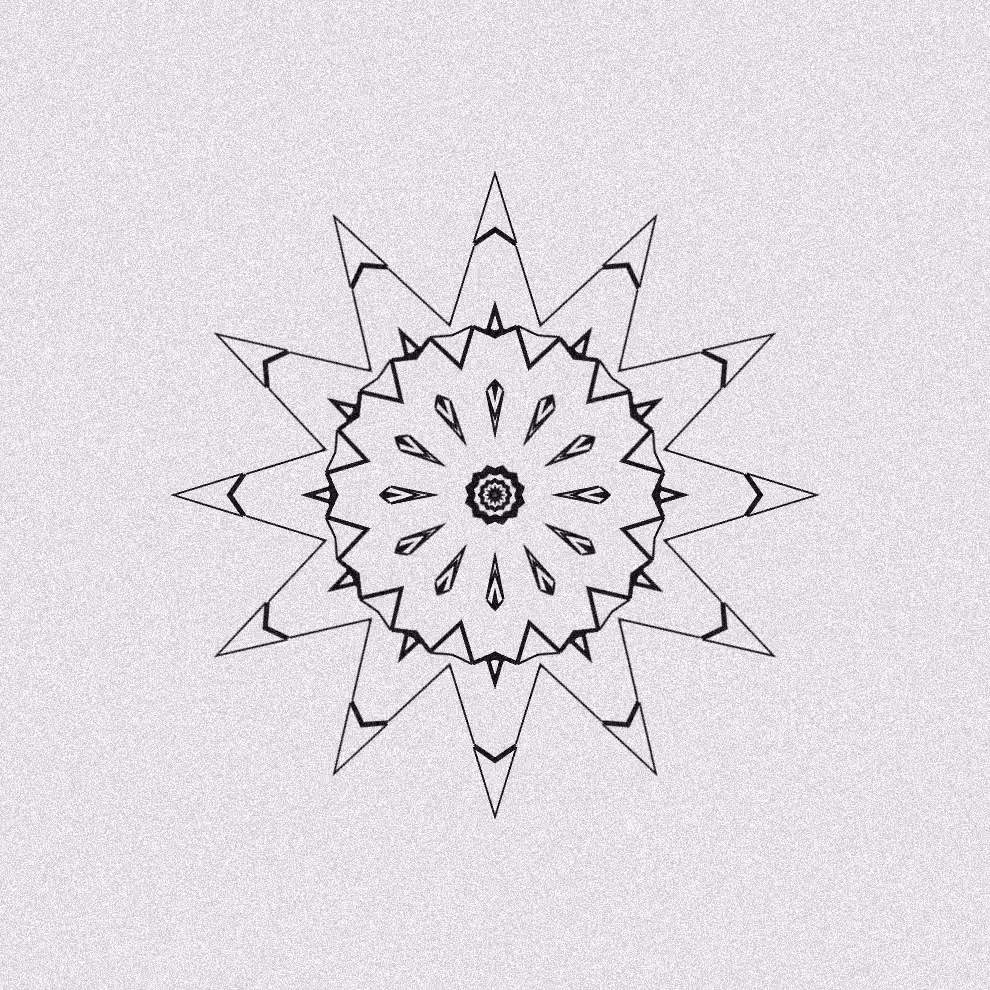 Monochrome Kaleido #36