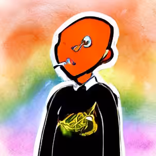 Bald Head Dreamer in AI Land #0043