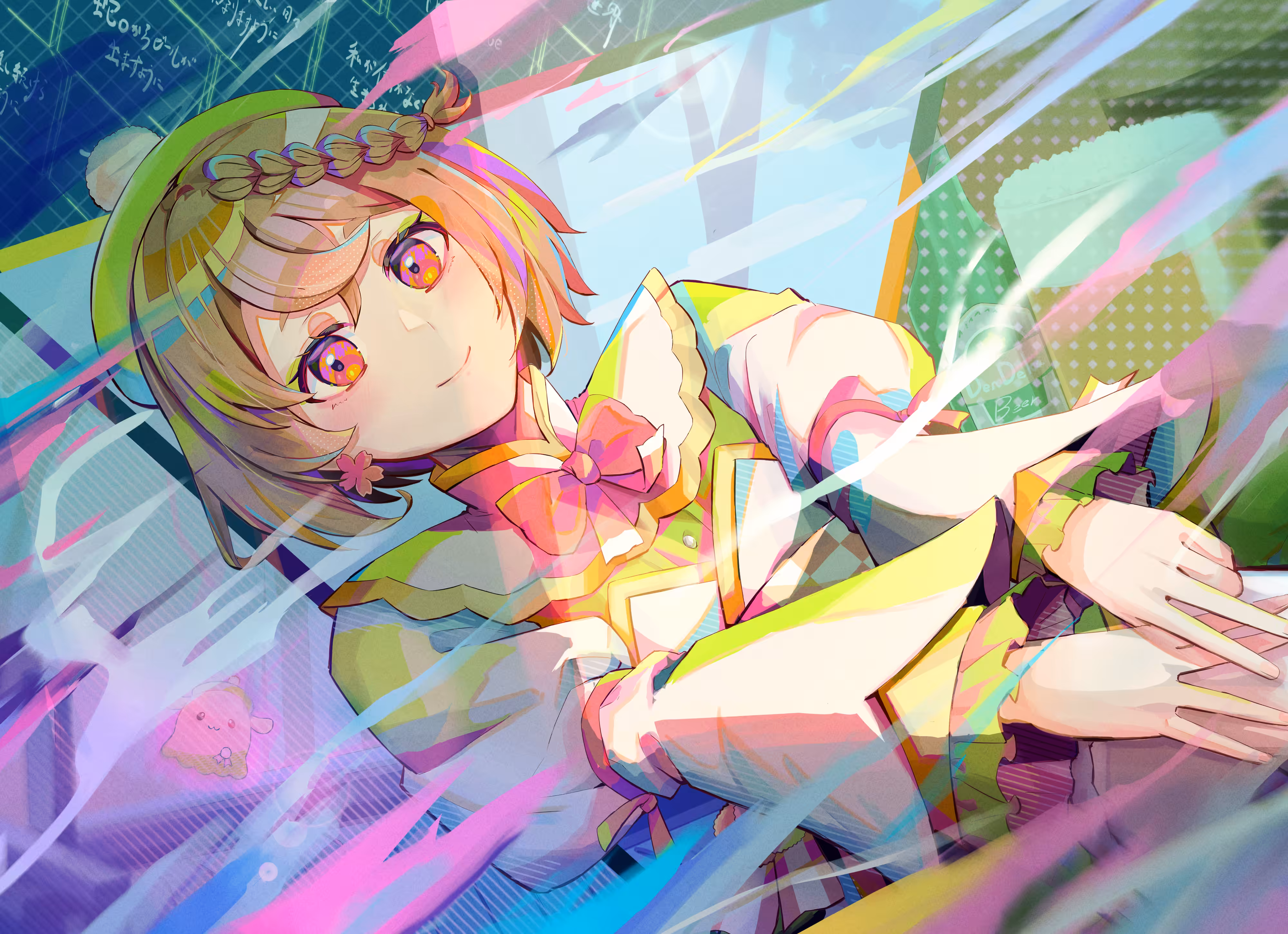 Sparkling spirits.