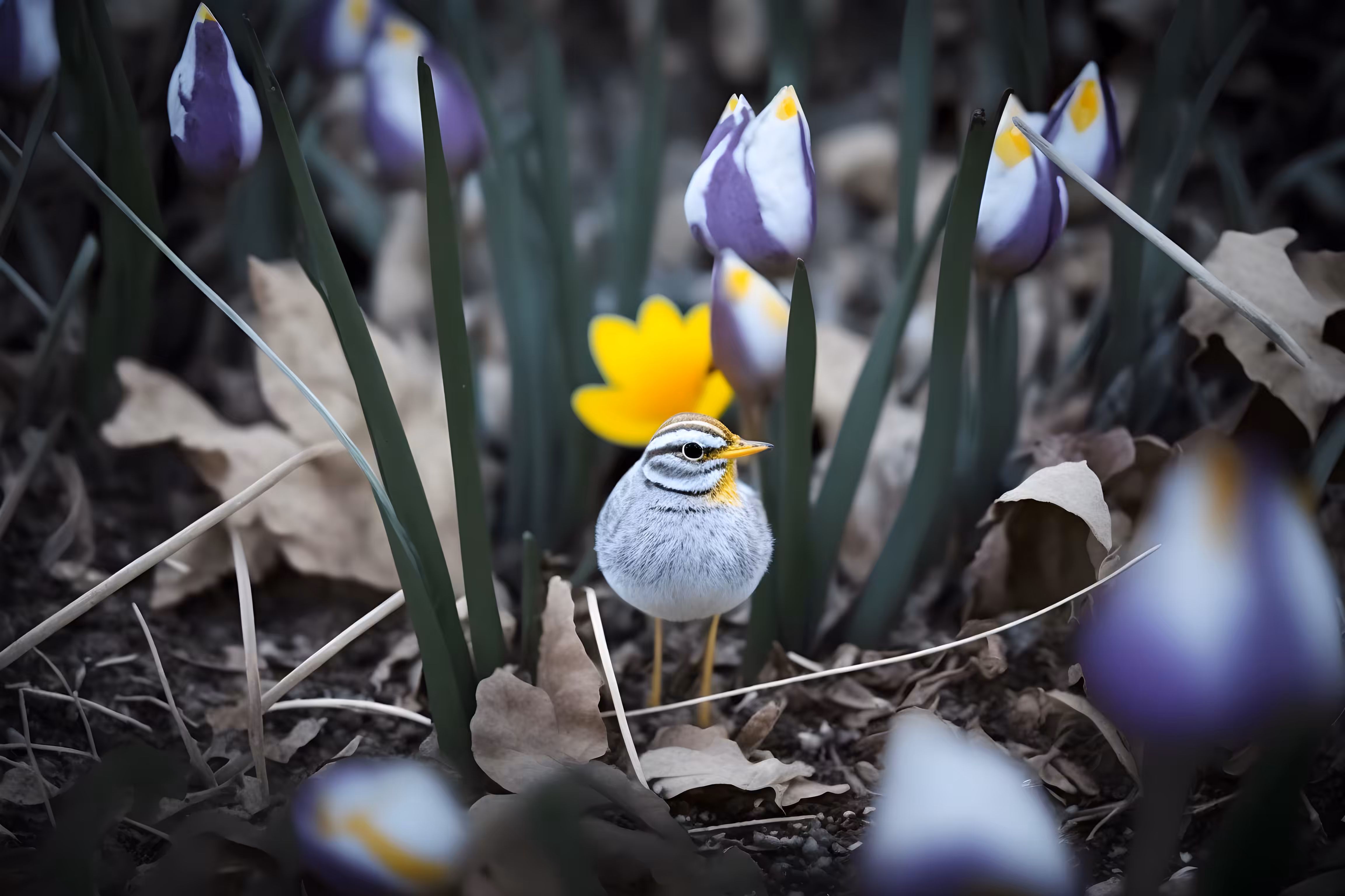 Spring Sparrow Emerges