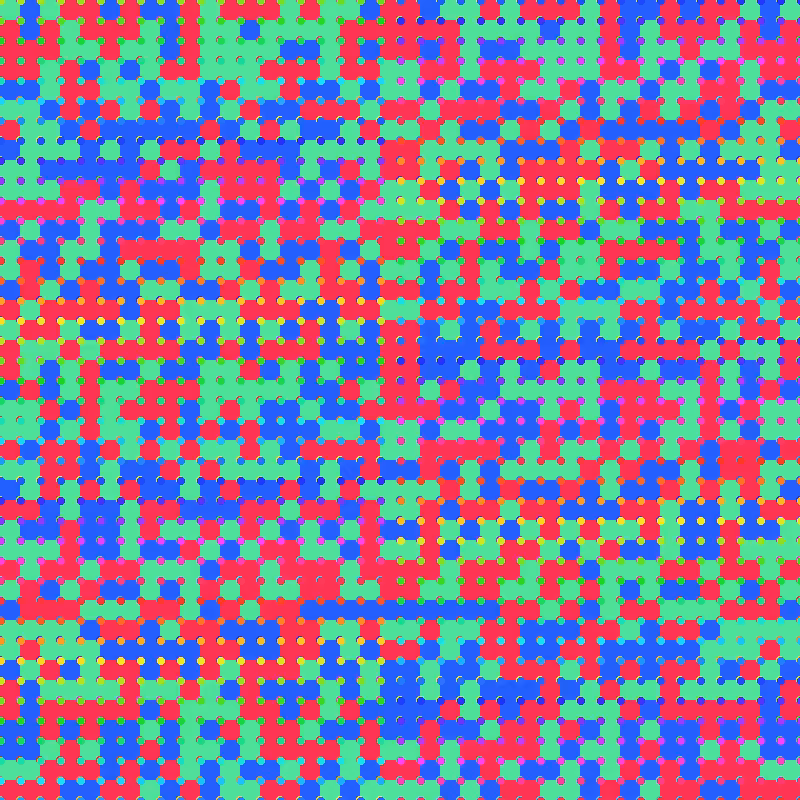 Squares and dots #13