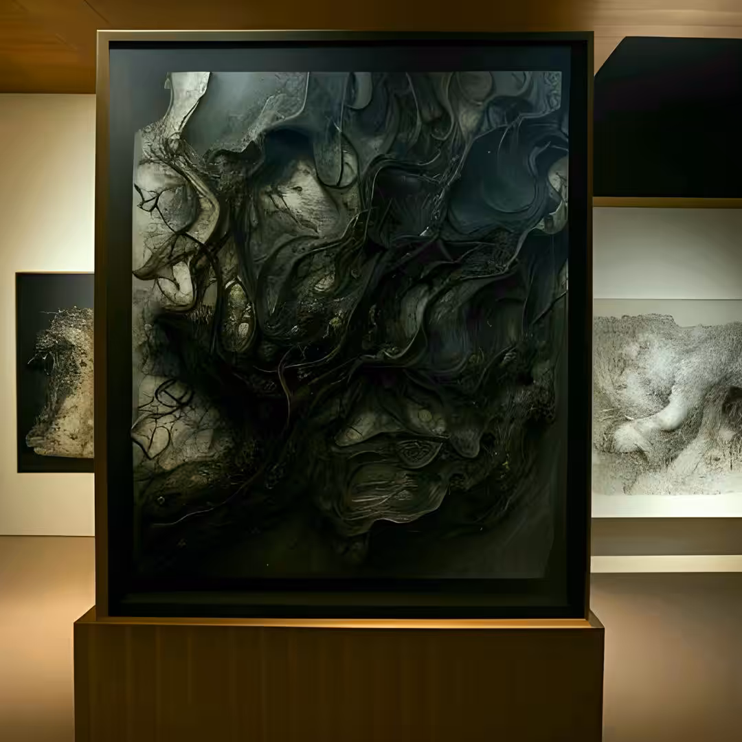 The mysterious wall: Panel 1 of Exhibit 1 
