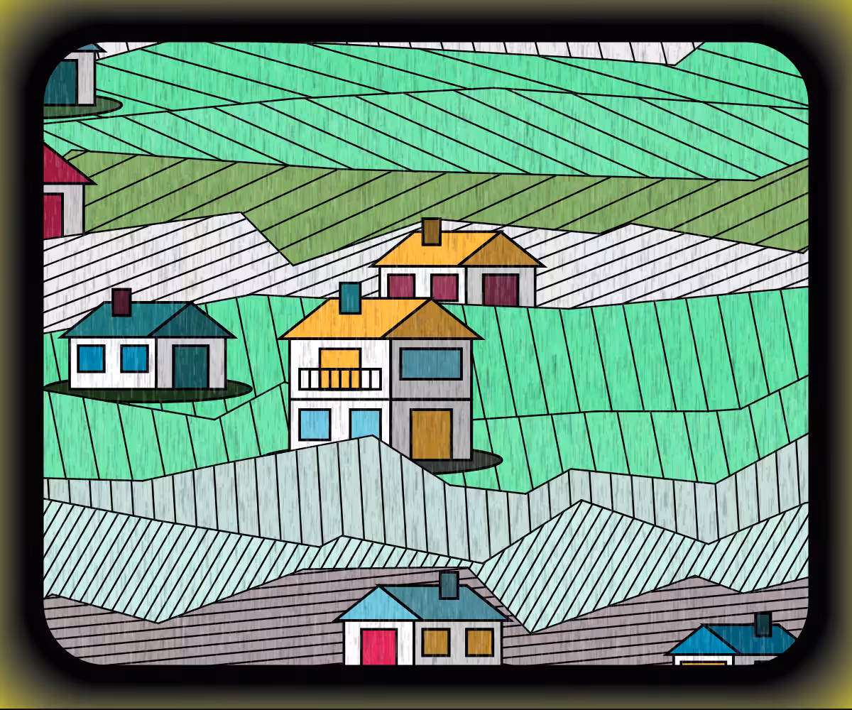 Rainy village #13