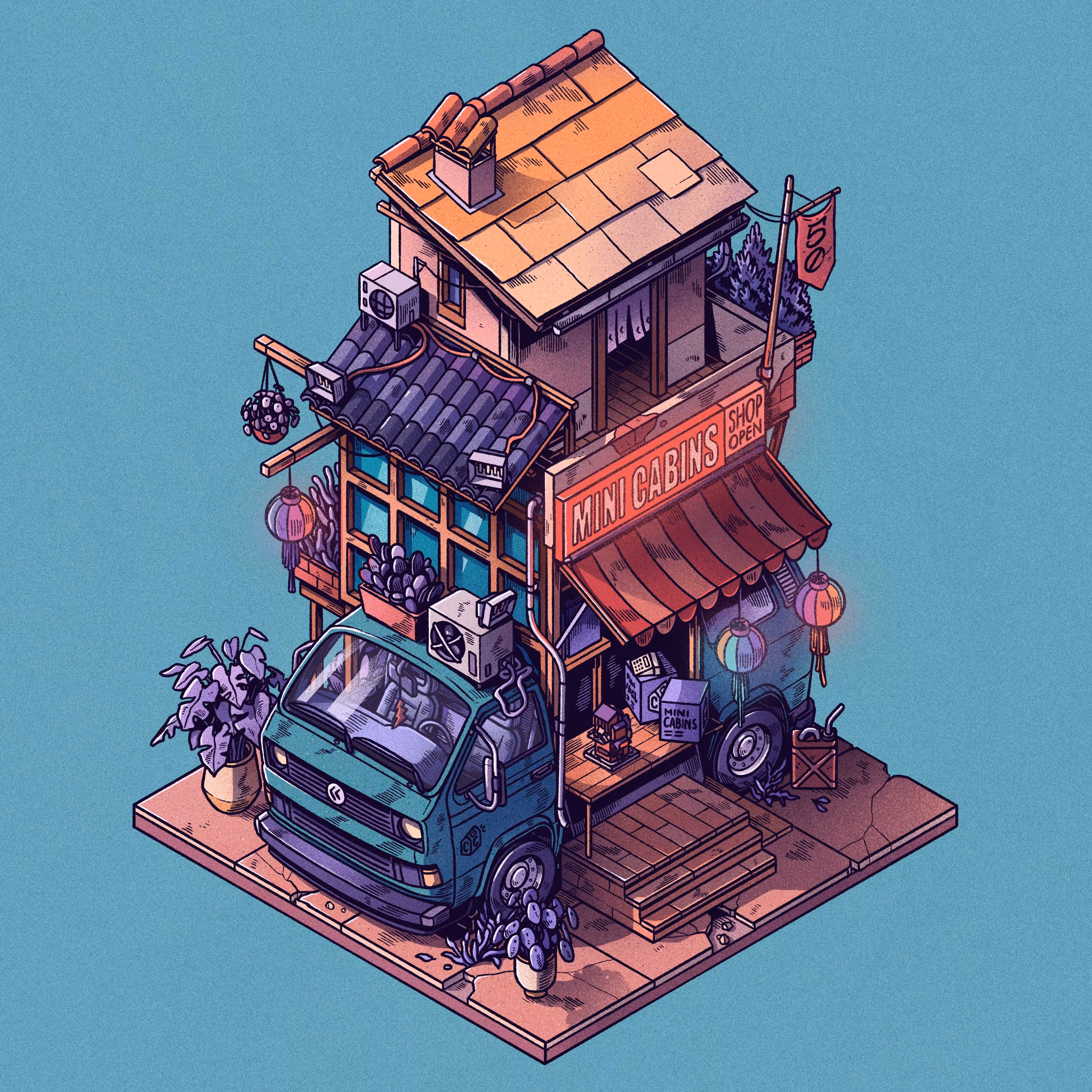 Curious Cabins #50: Caravan #801