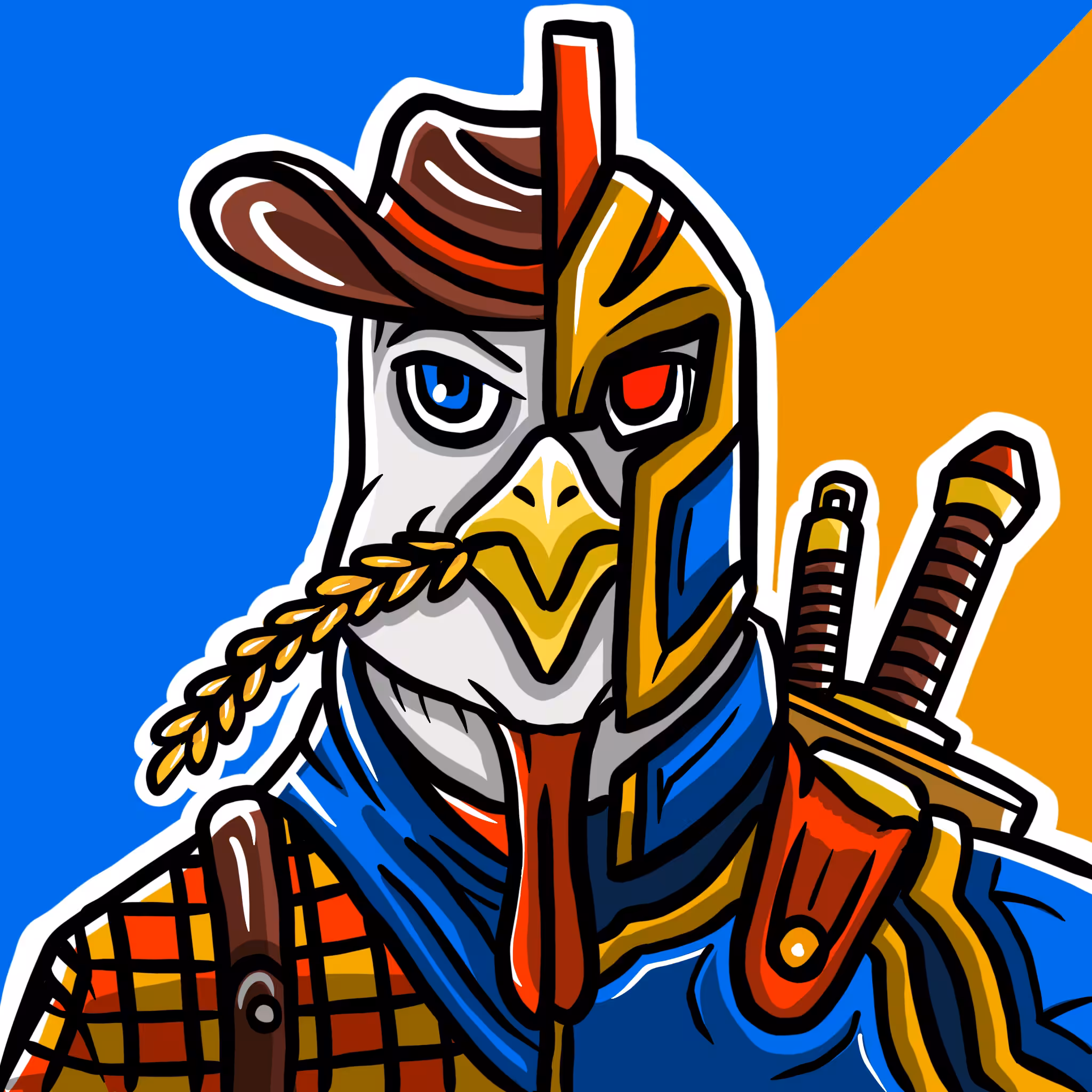 Mirror Zoo: Chicken / Knight (common)
