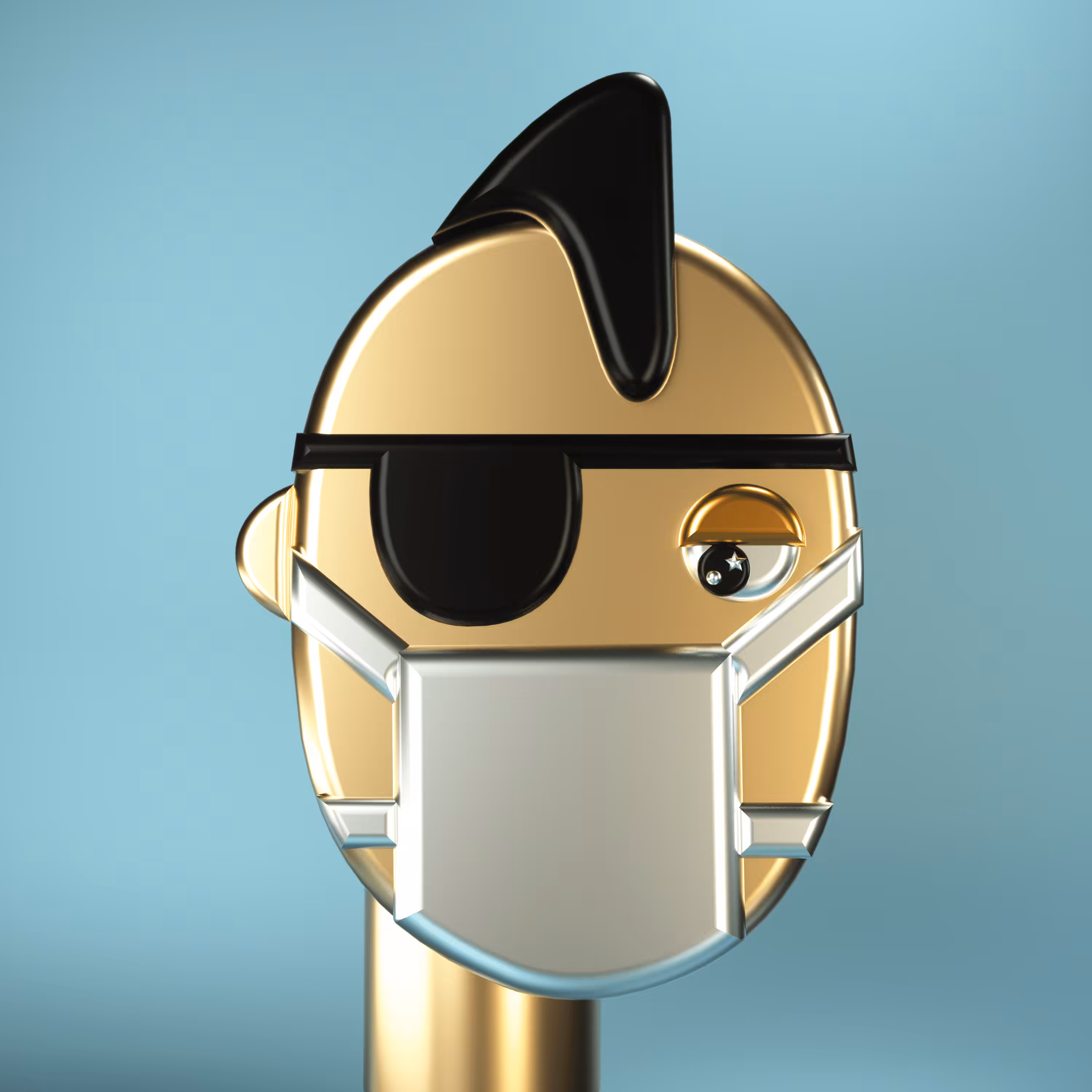 3D Chrome Punk #0779