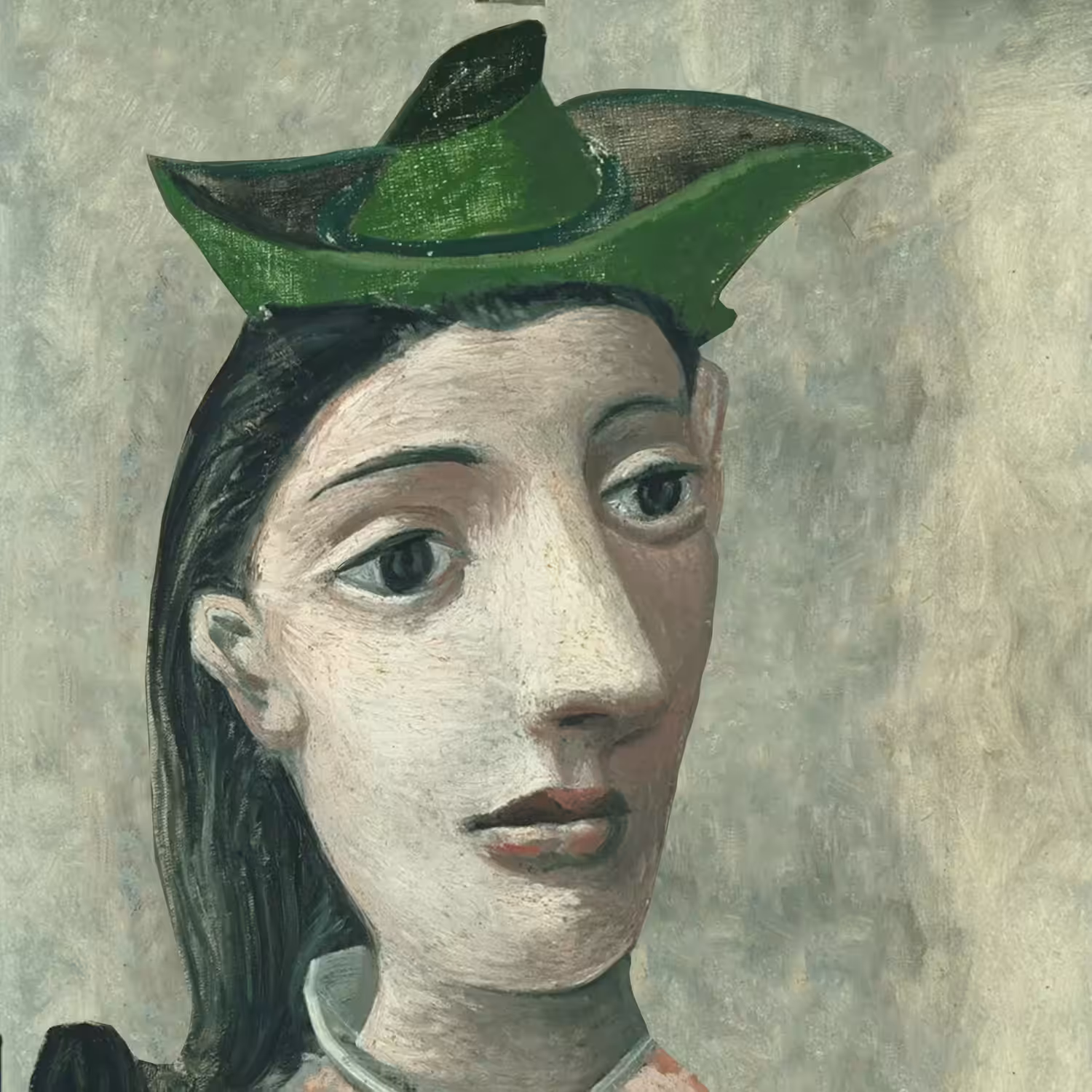 Pablo Picasso. Donna Con Capello Verde.