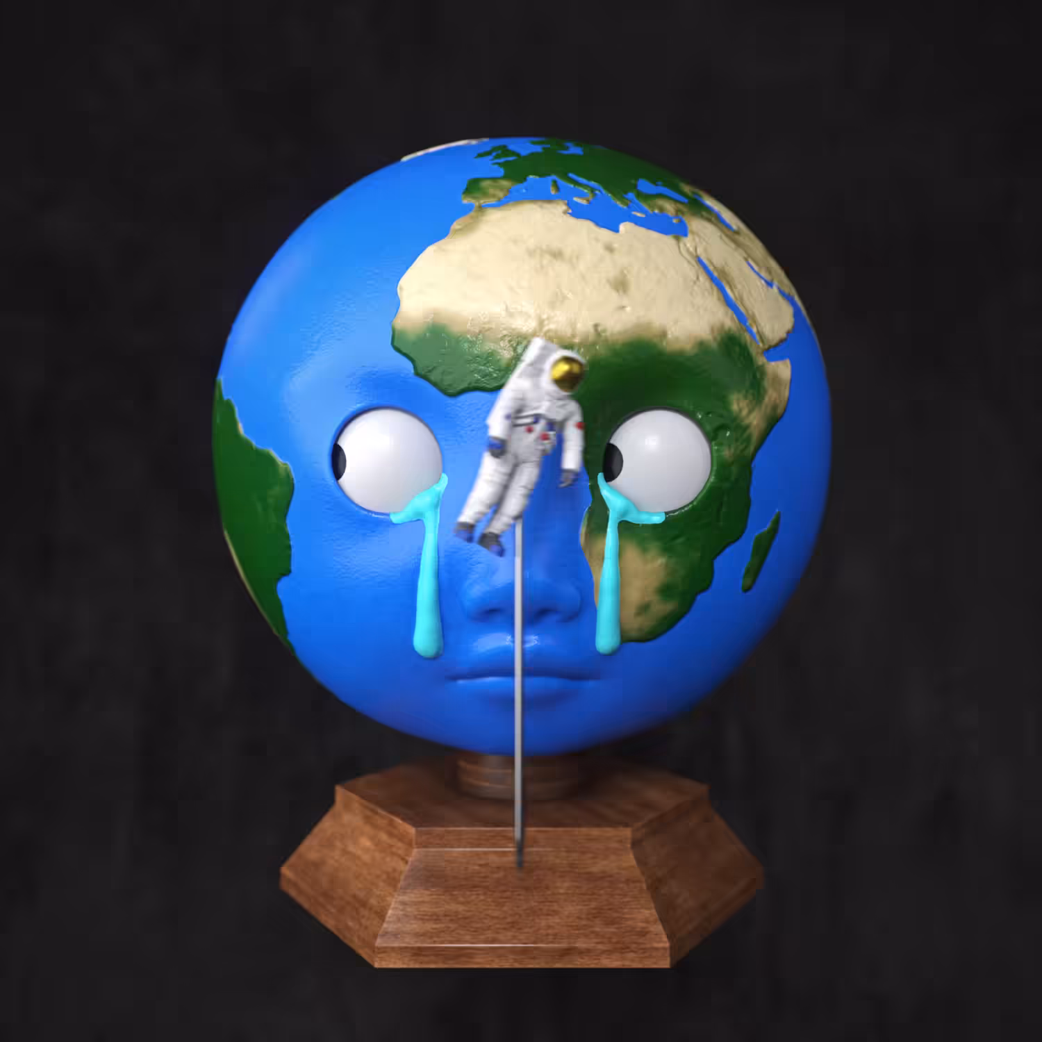 No Planet B’ remembrance diorama