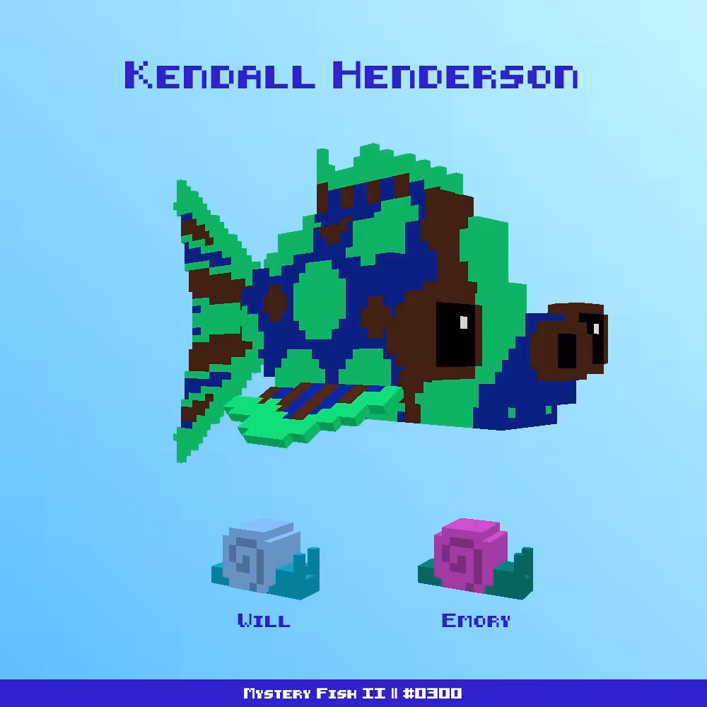 Kendall Henderson :: Mystery Fish 0300/1000