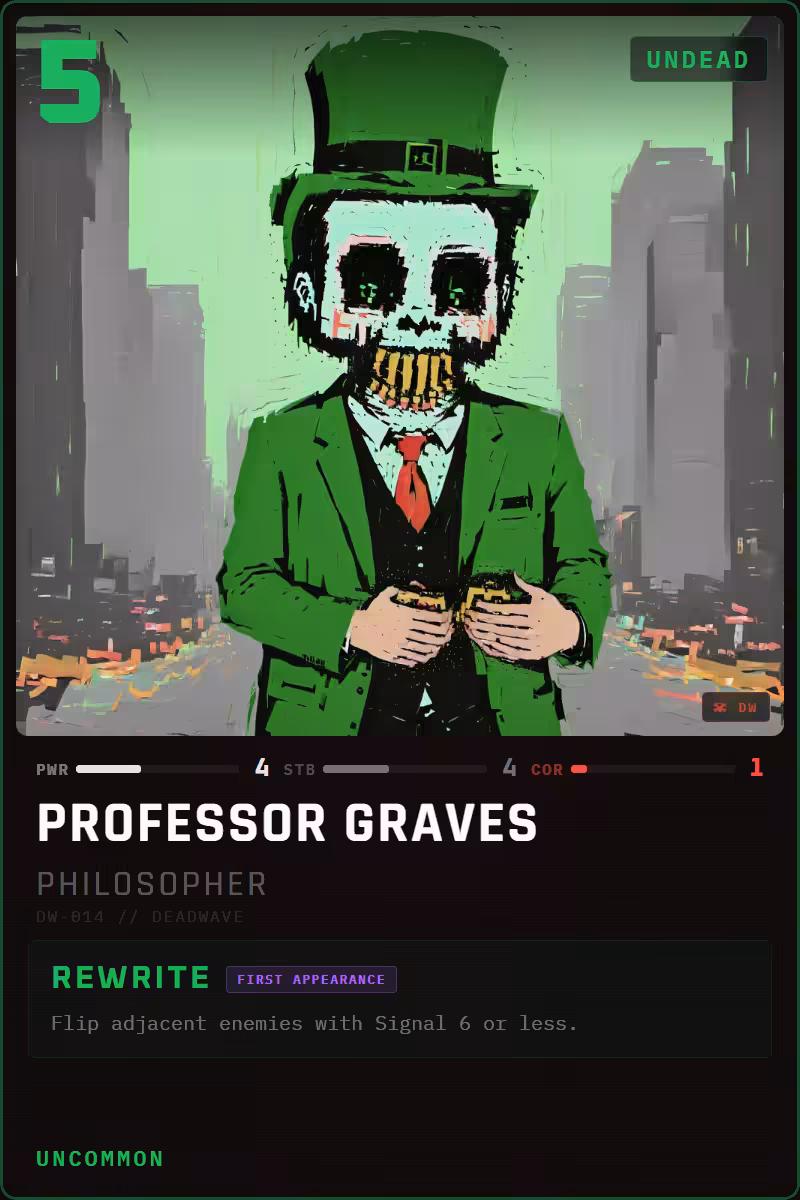 Professor Graves — Philosopher