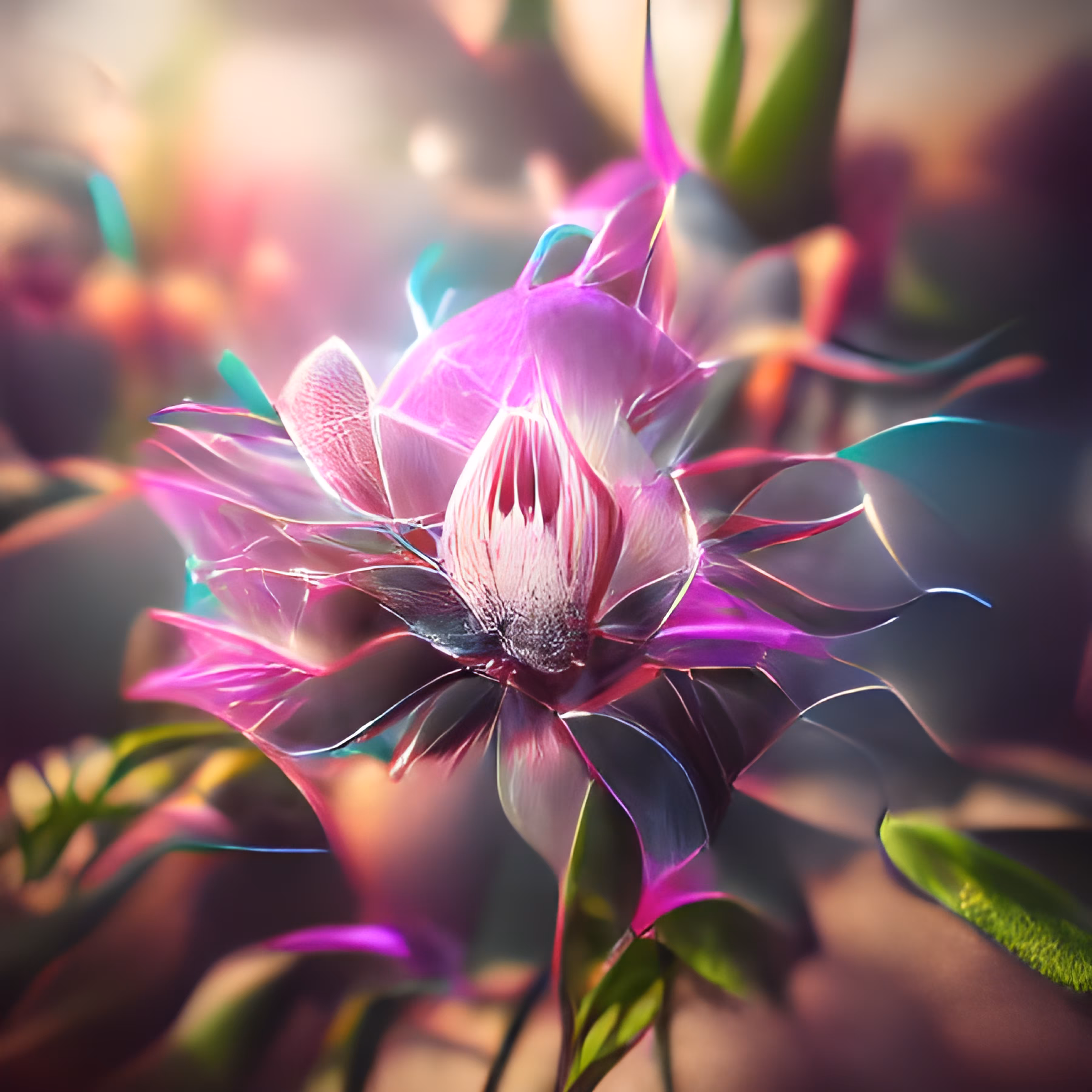 Cyber florals #009 - Thornether