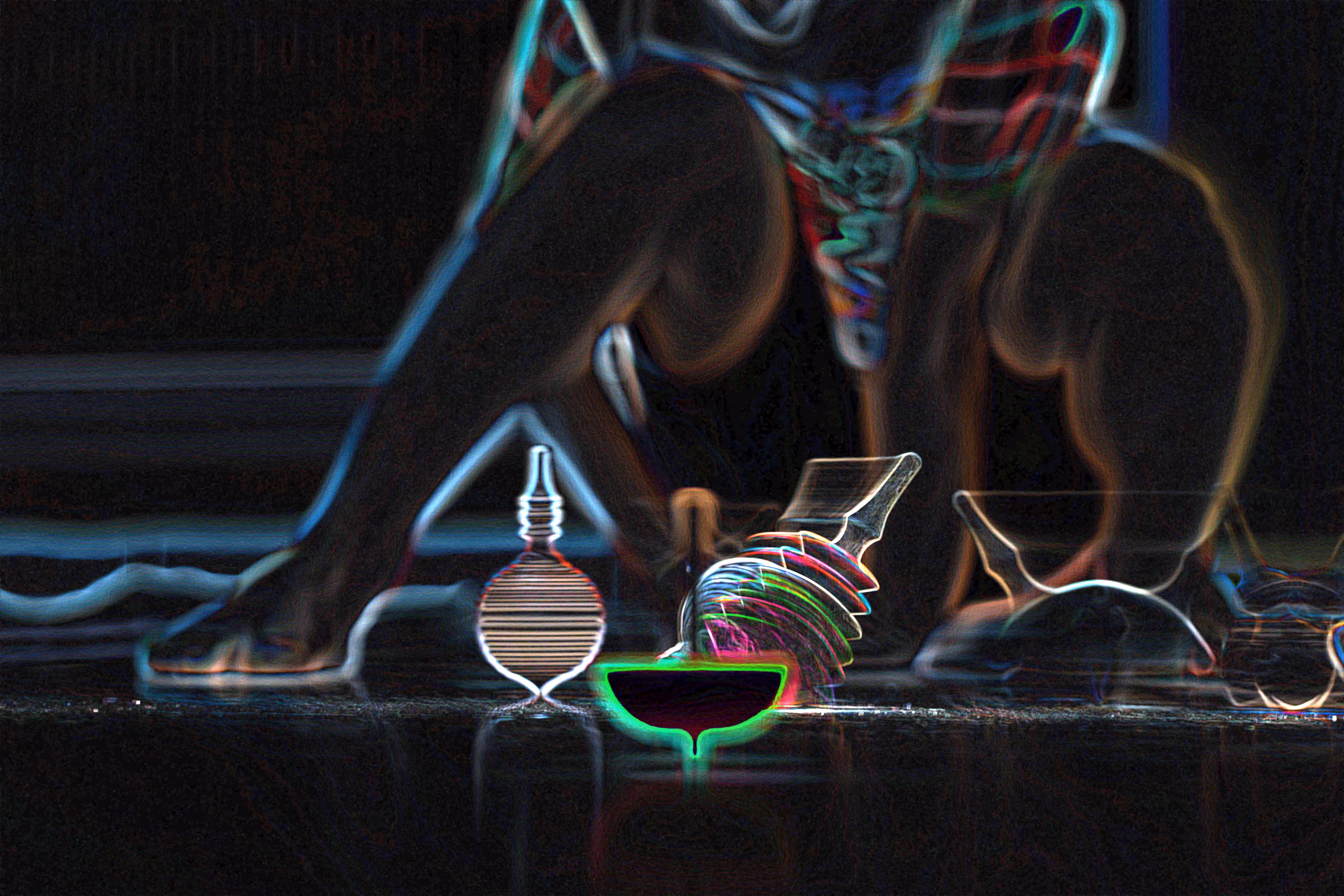 Father, son and spinning world #1