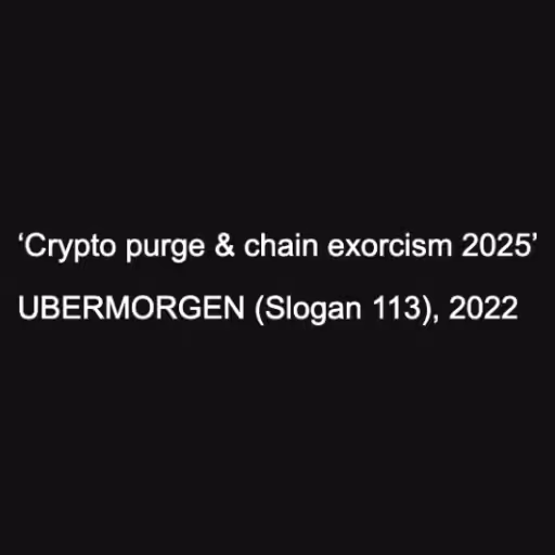 ‘Crypto purge & chai...