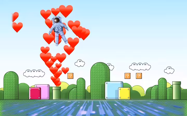 Spaceman Play Mario!