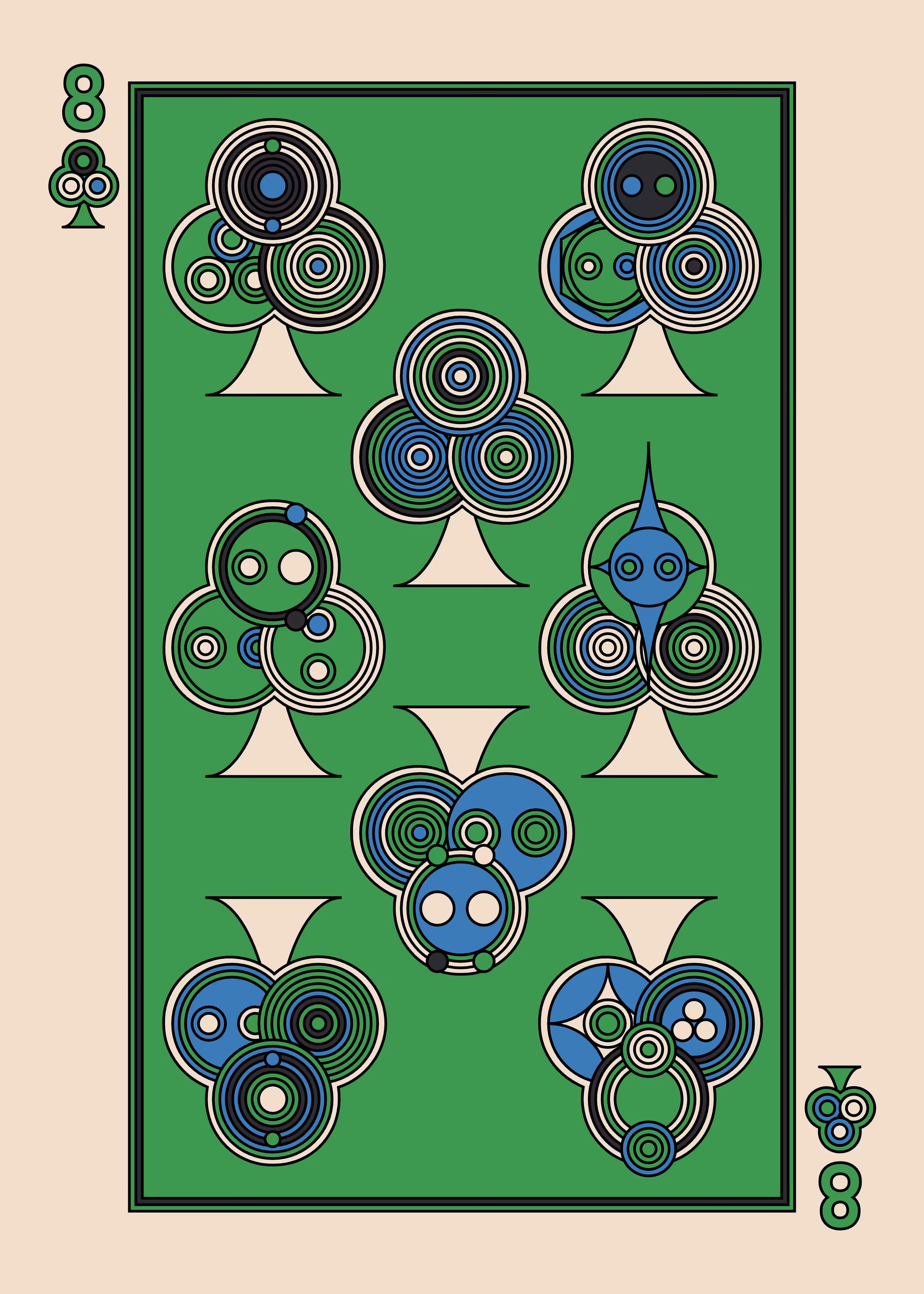 Eight of Clubs Dark
