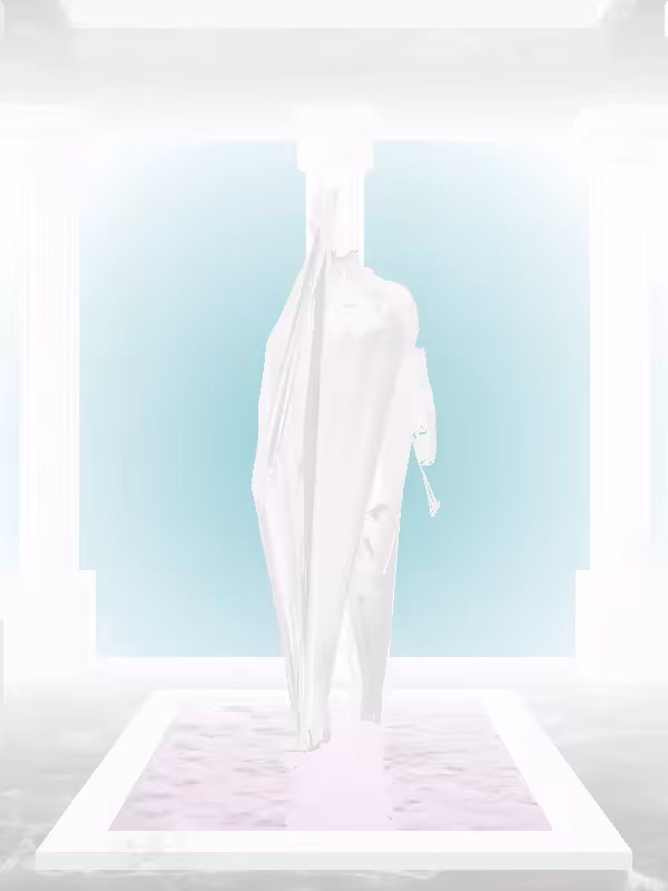 HeavenComputer: The Receding Matte Ivory Man #6542