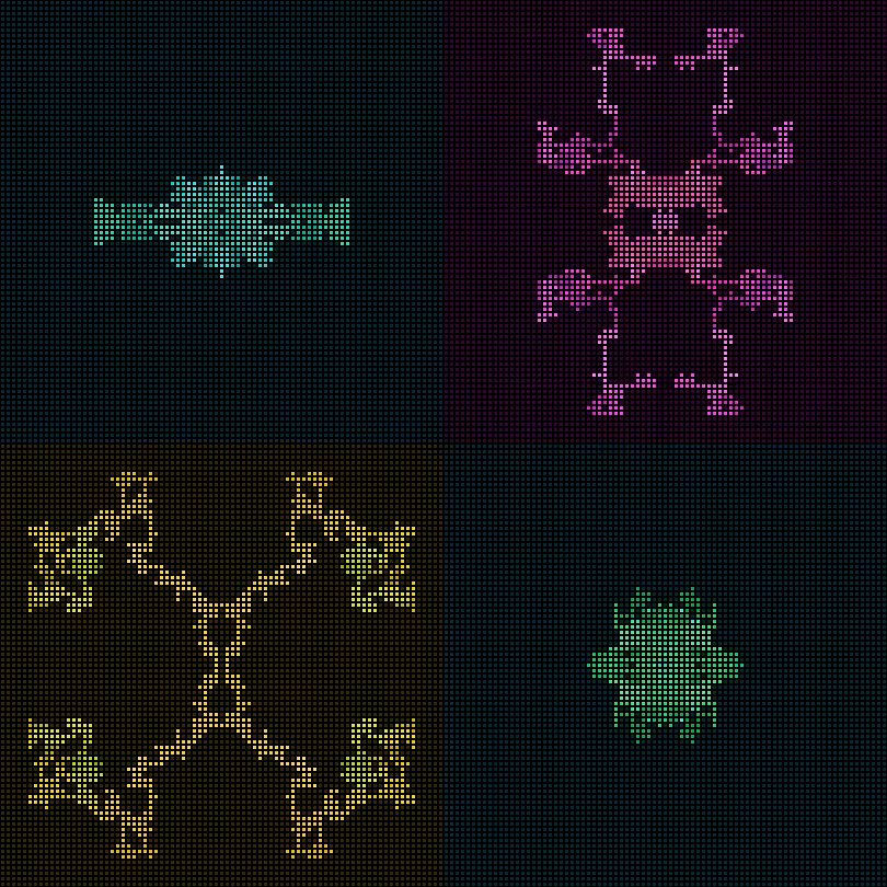 Dither Creatures 2x2 #46