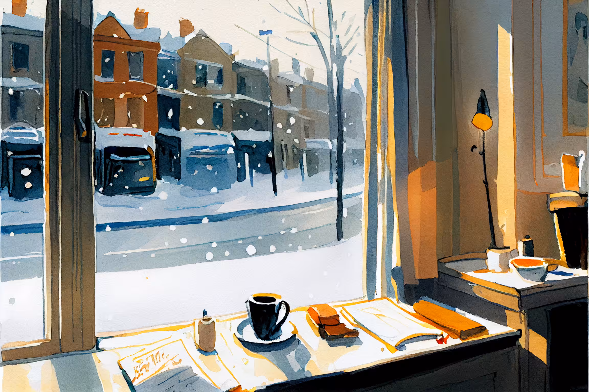 From the cafe window