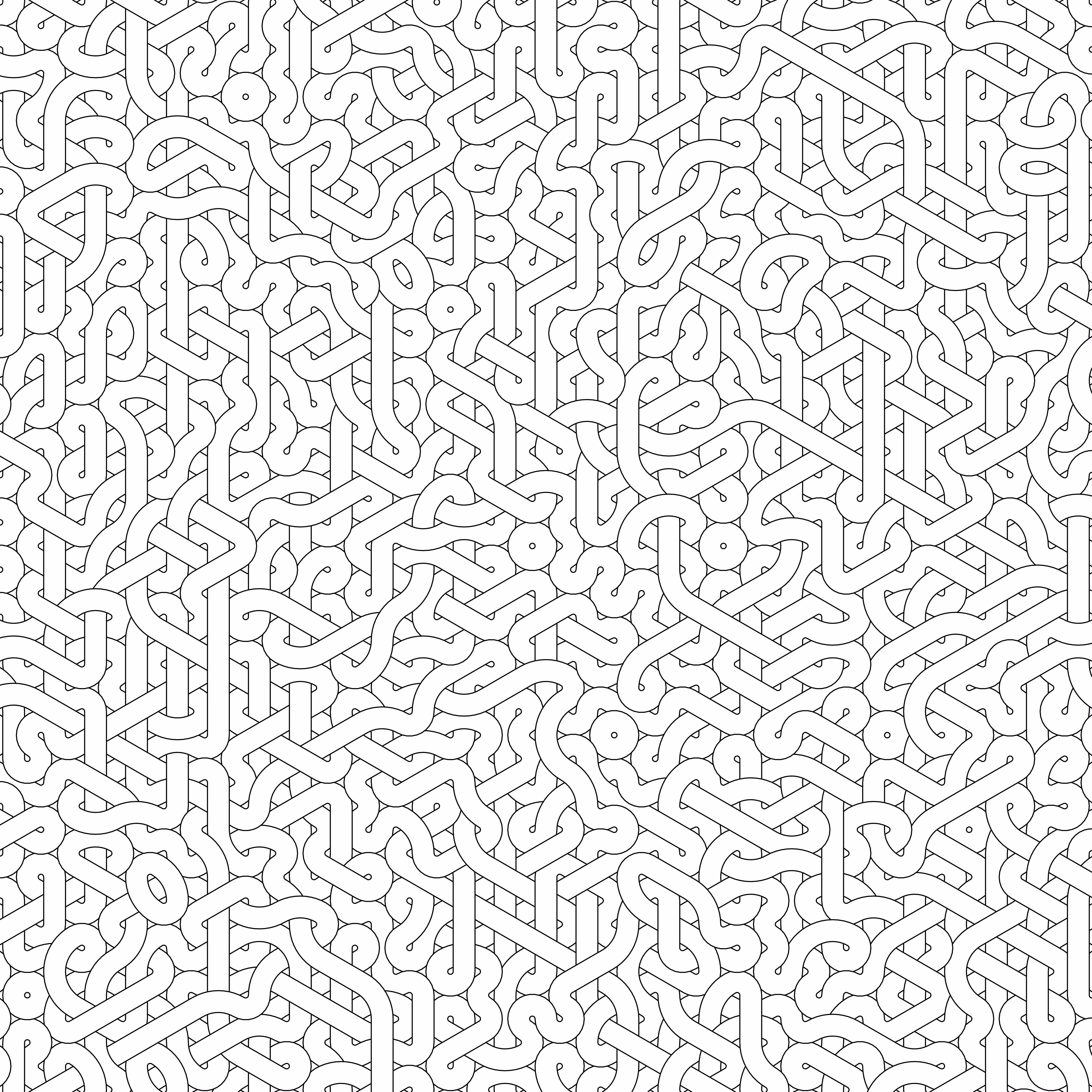 Hexagon Truchet
