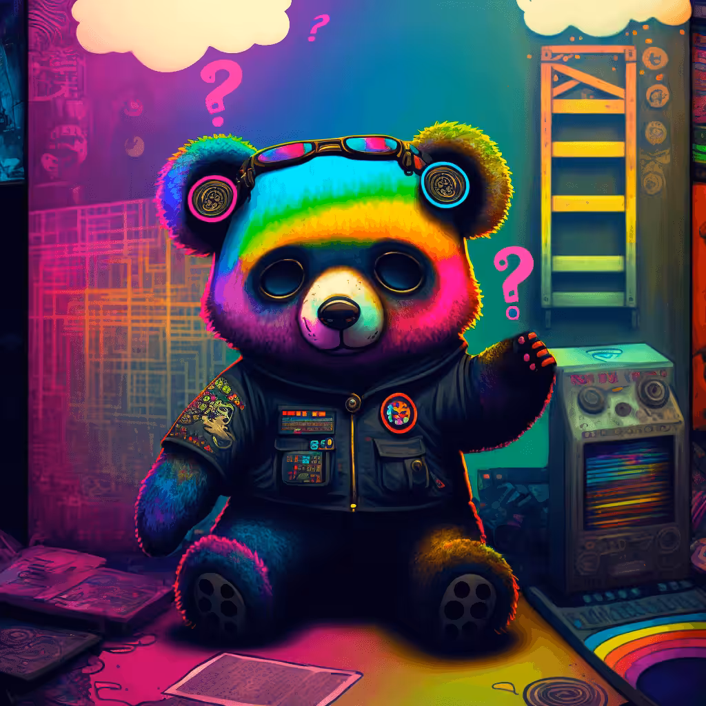 Cyberdelic Bear #9