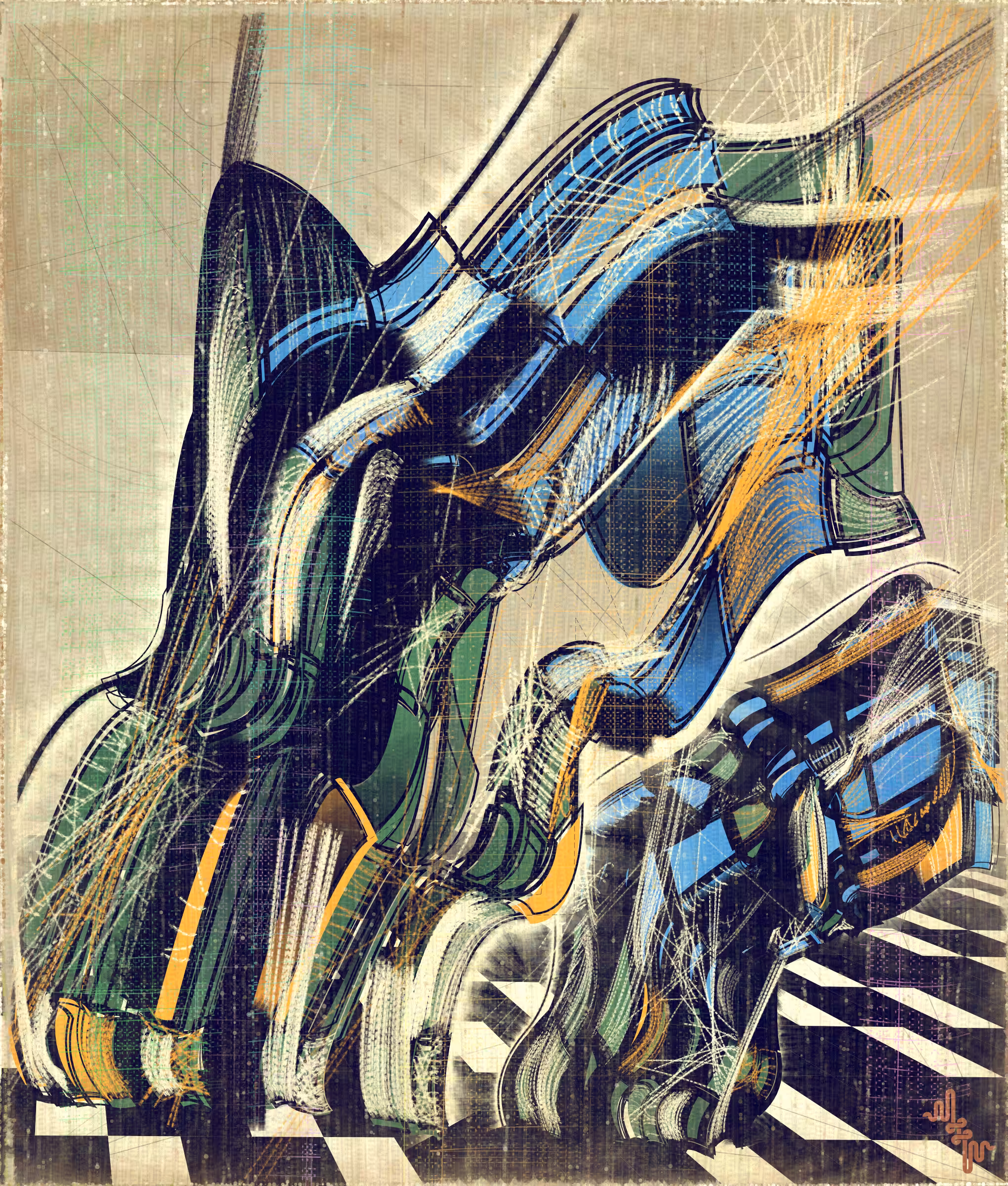 Amplitudes of Canvas #169