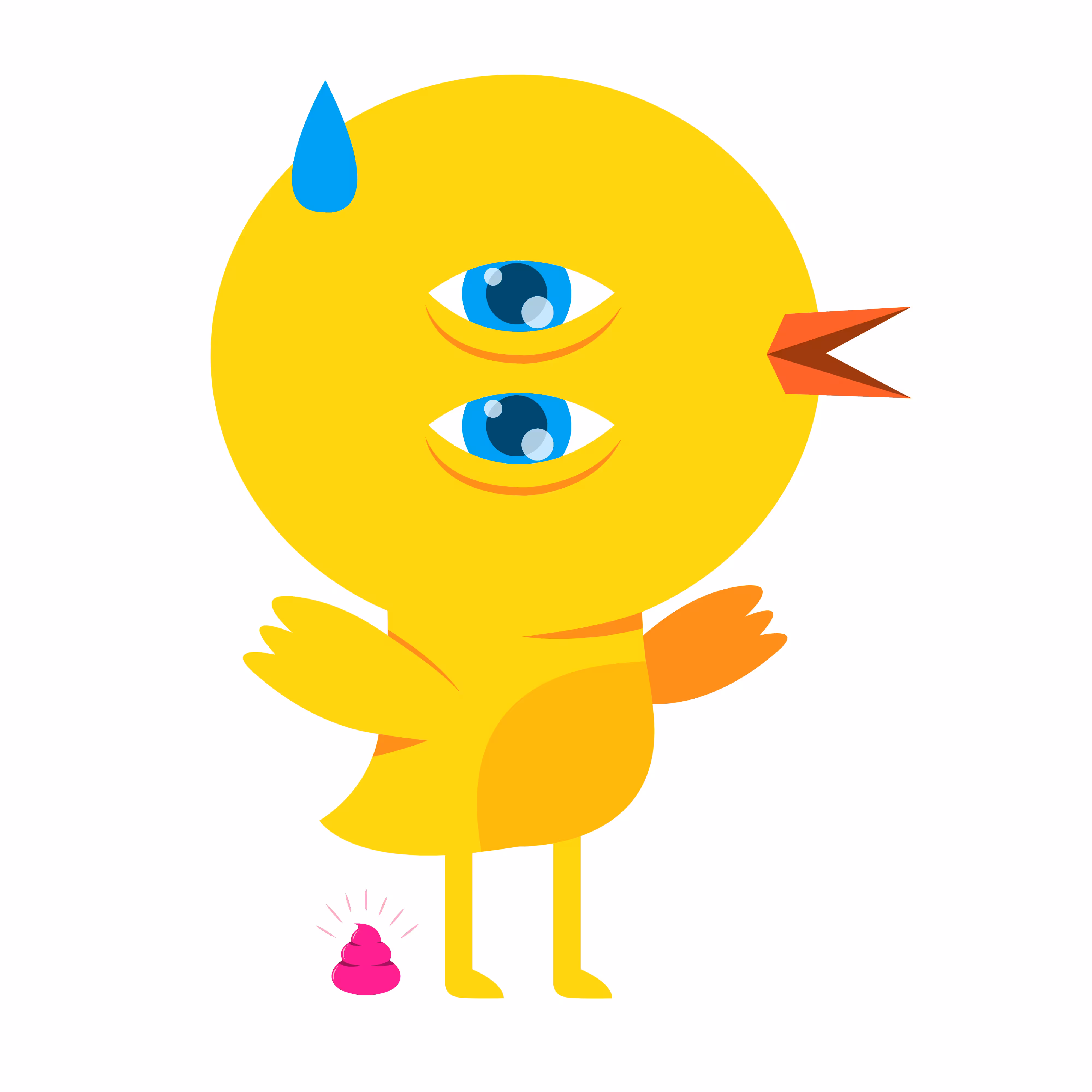 041 Tahi saya pink ok! (My poop is pink okay!)