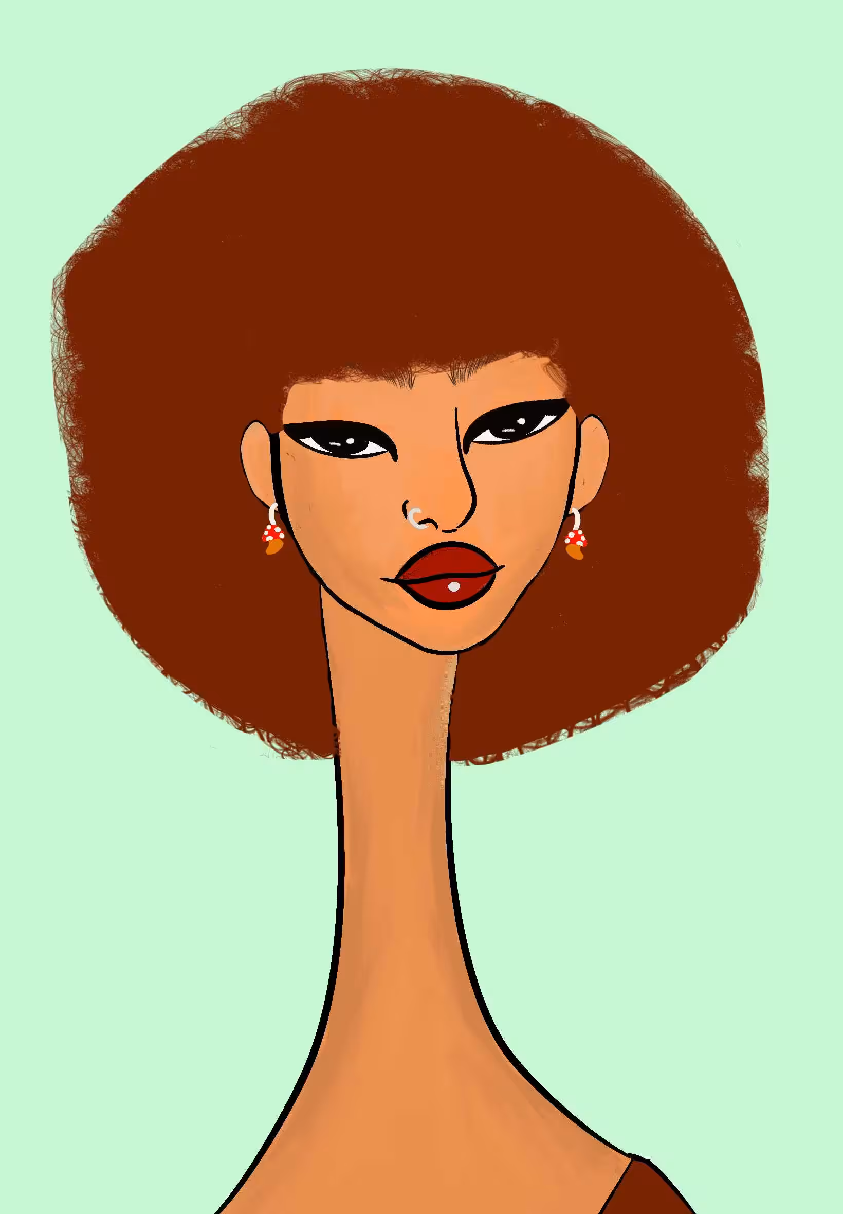 Long Neckie Ladies: Long Neckie Lady #187