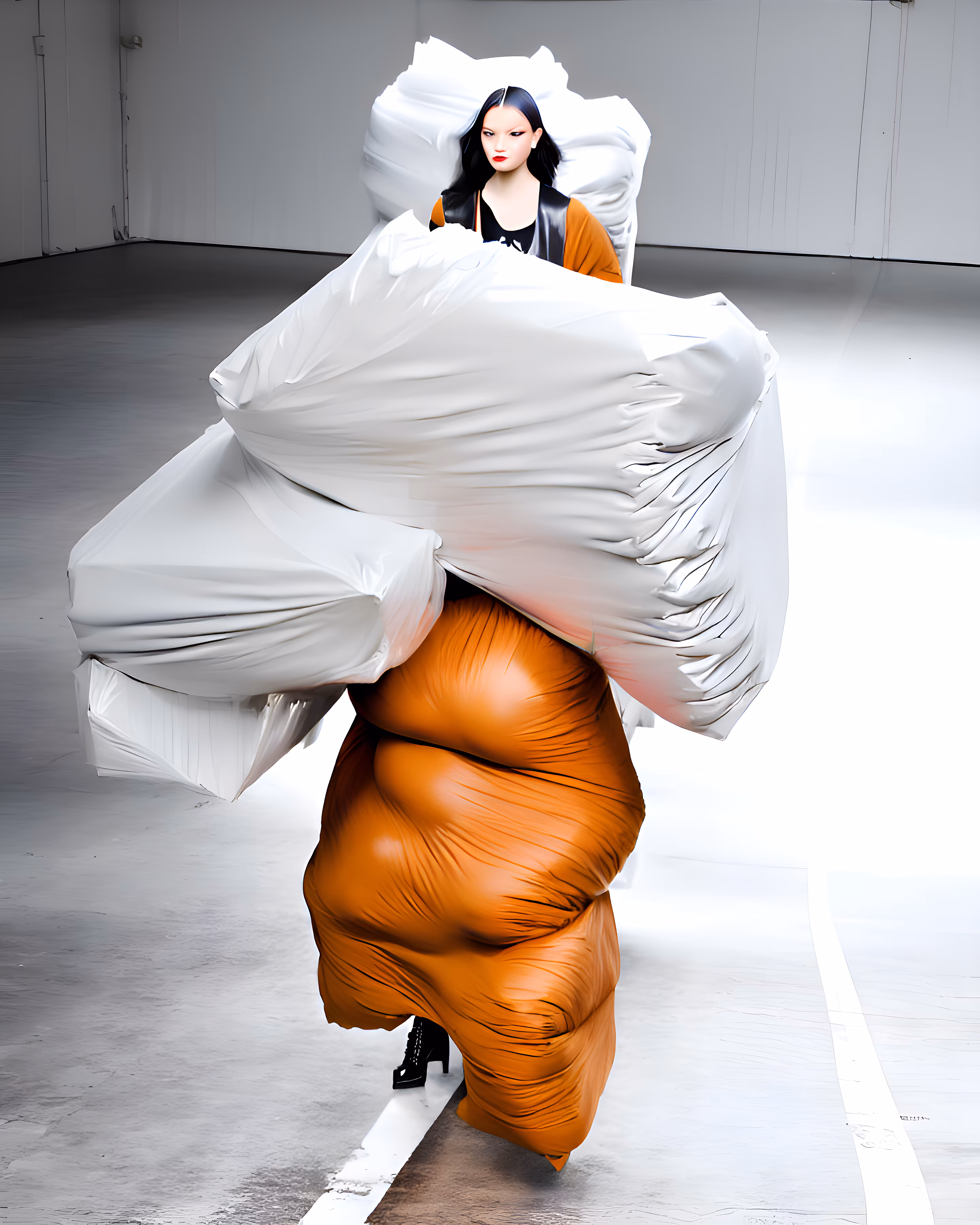 baggy fits: orange fit