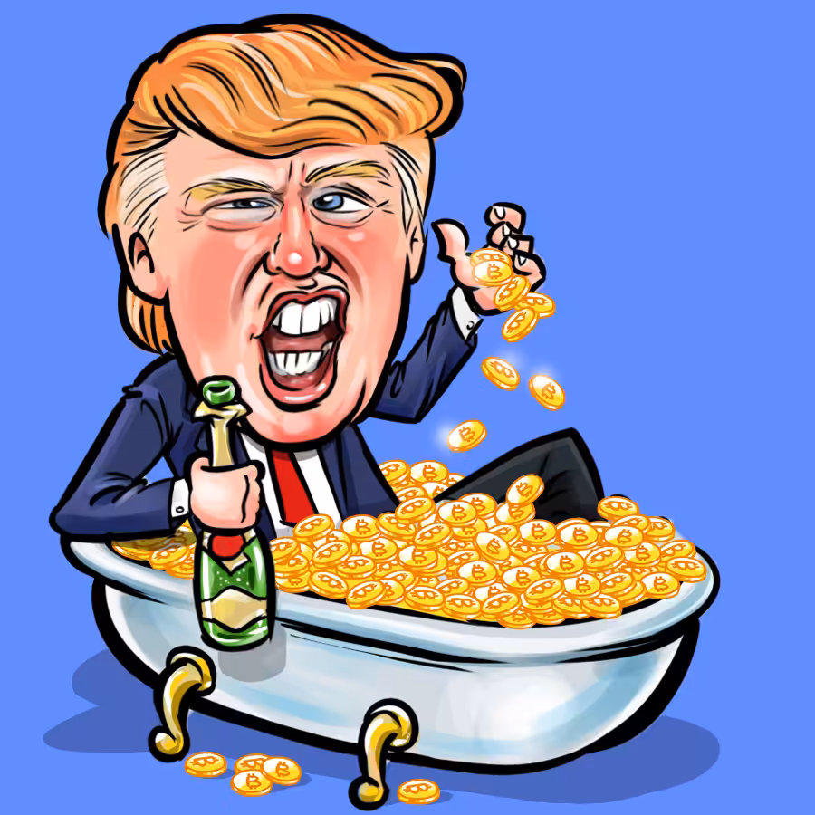CryptoDrunk Donald Trump - Foundation Exclusive