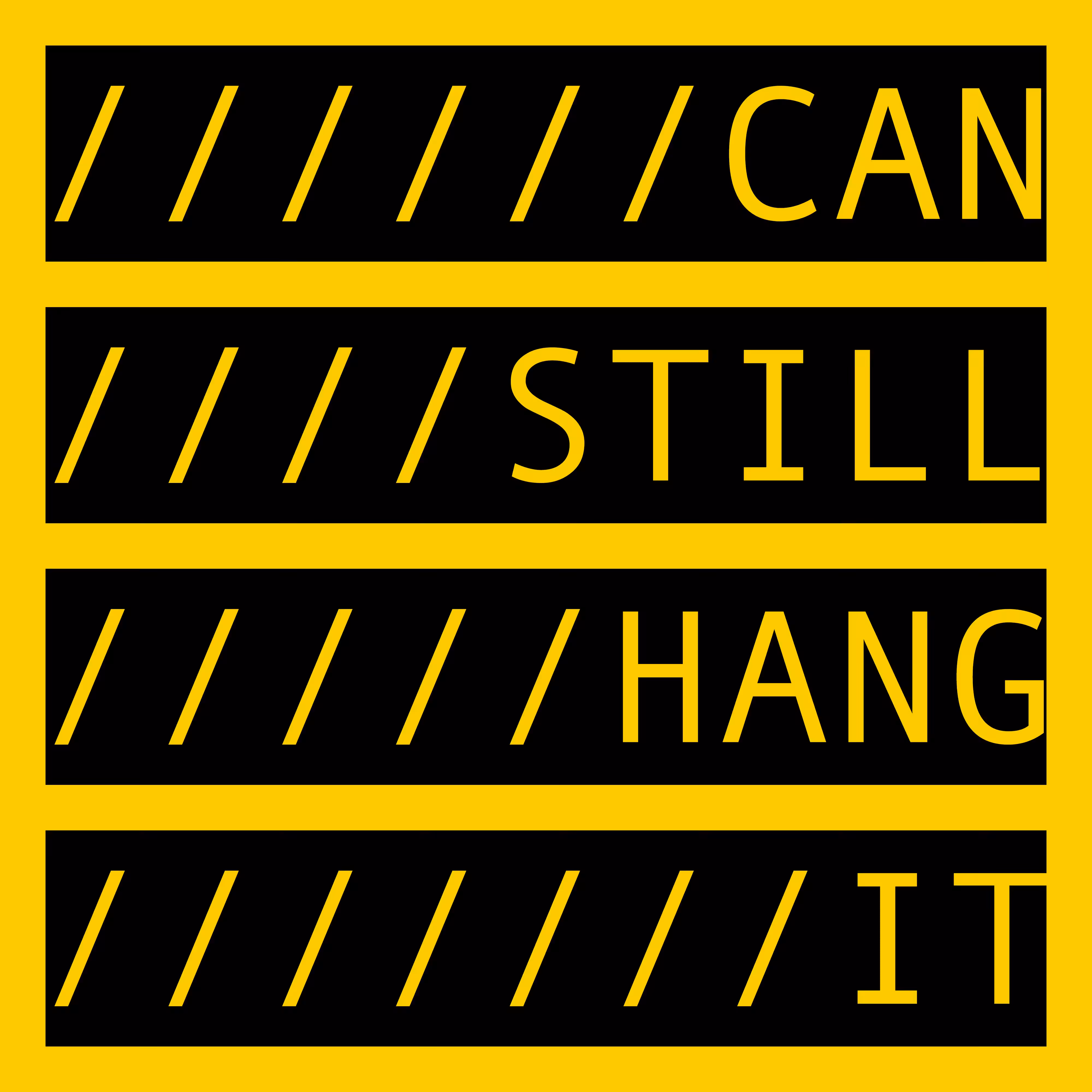 CAN STILL HANG IT 