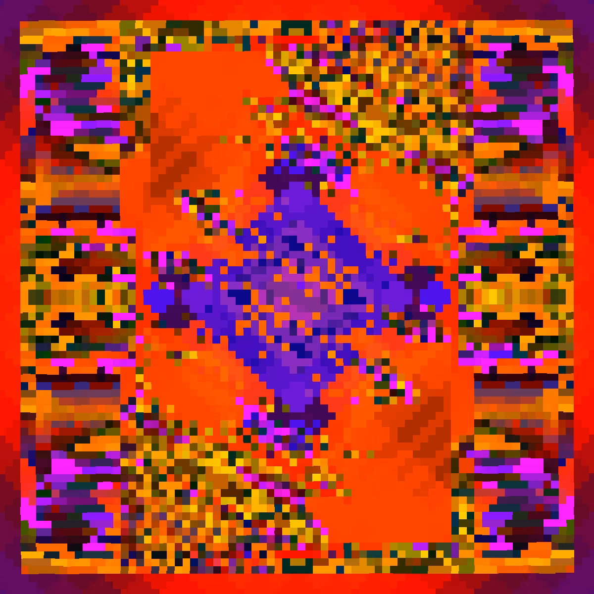 Psychedelic Dance of Pixels #39