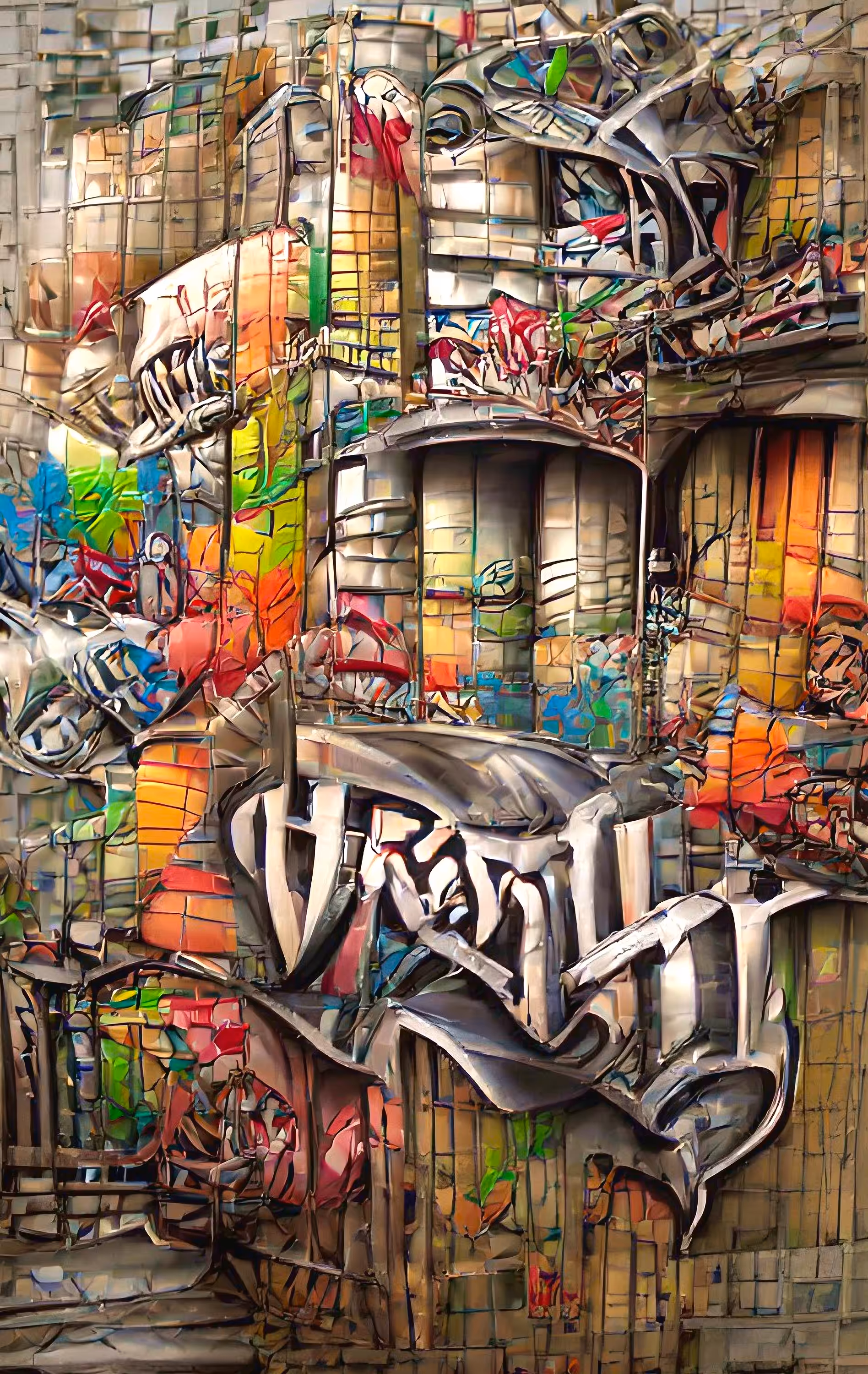 AI Graffiti - Urban Scrawl #01