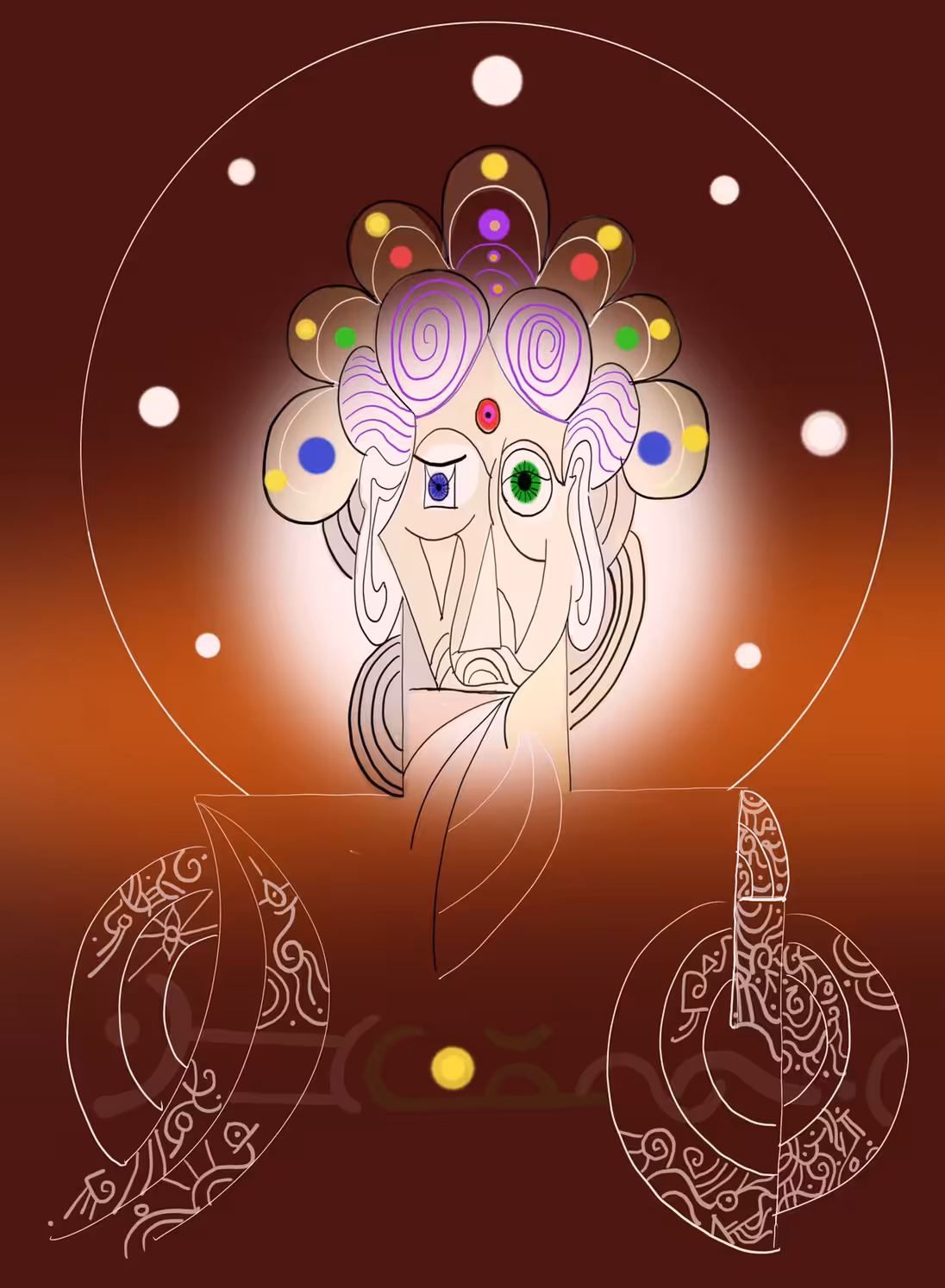 Compassionate Bodhisattva Wenshu