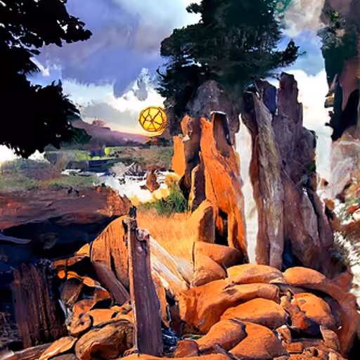 Landscape Tarot: Ace of Pentacles #8