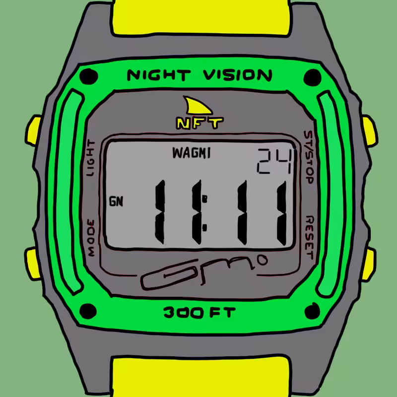 Make a Wish NFT Watch - Colorway #19