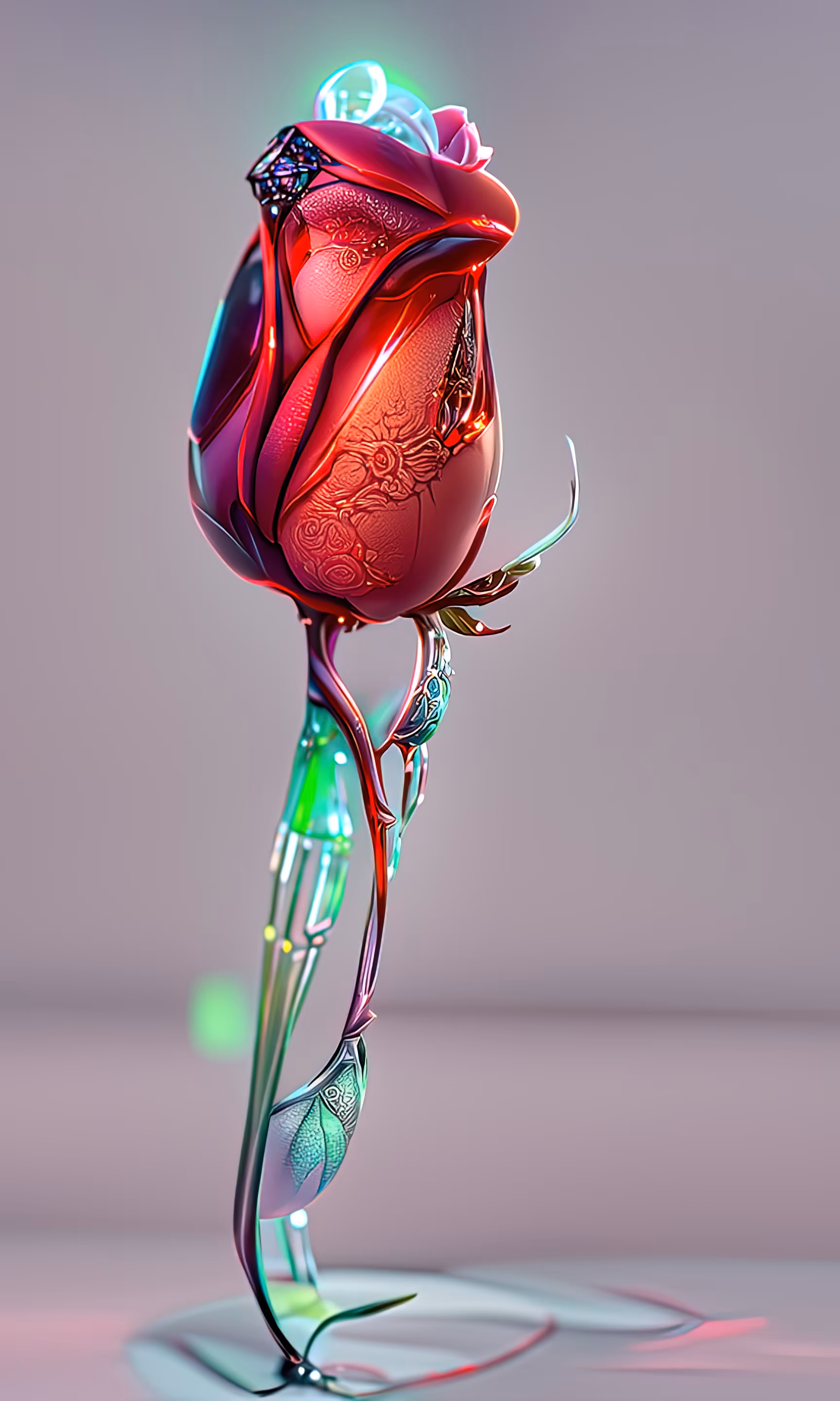 Glass Rose