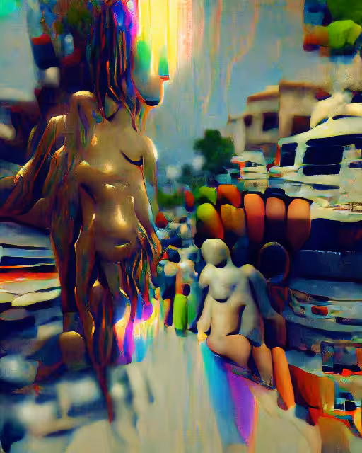 Pedestrians -Metadimensional Image #4