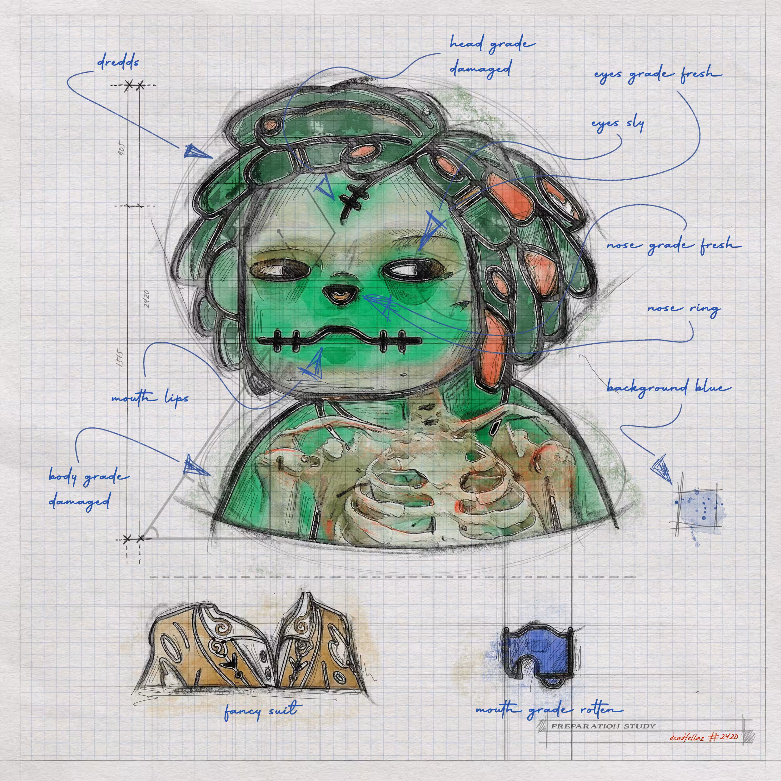 Sketcha: Deadfellaz Sketcha #2420