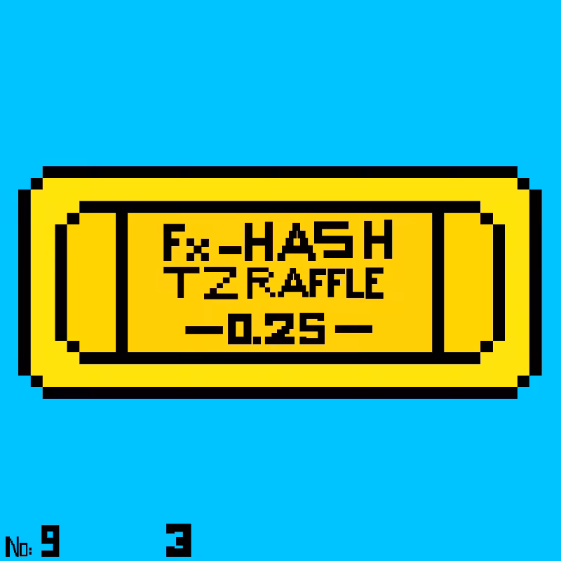 Tezos Raffle Ticket 2 #4