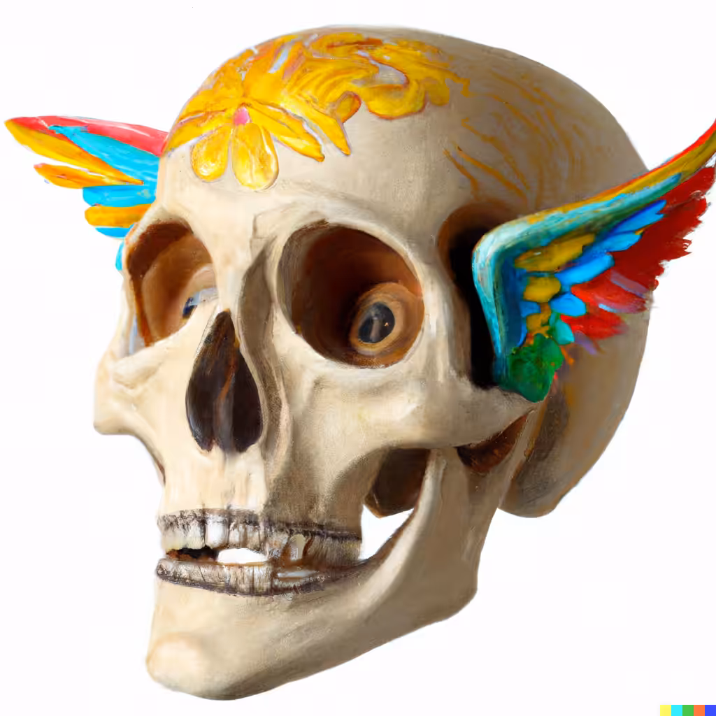 skull wings