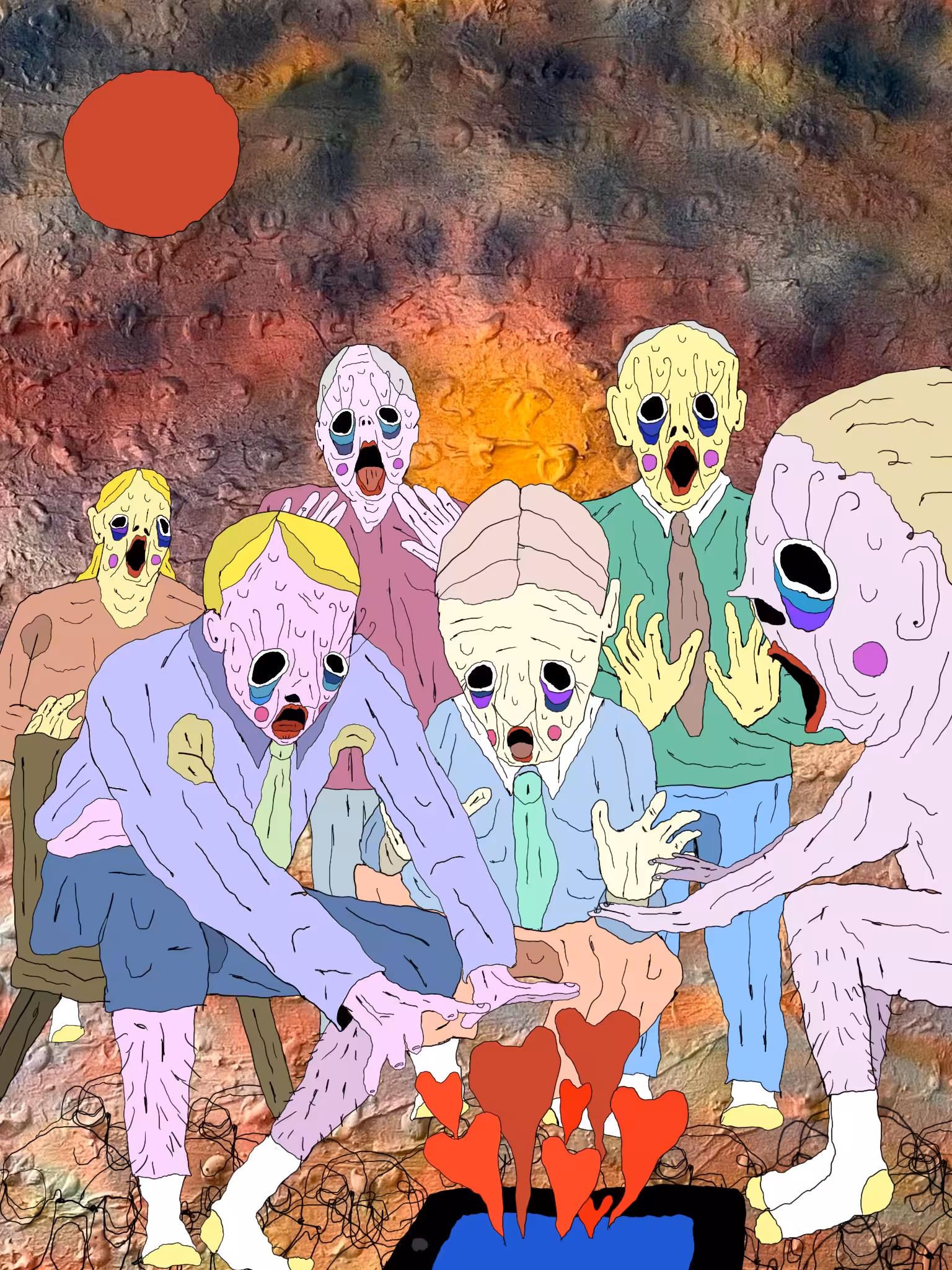 numbing spoiled meat in insufferable warmth