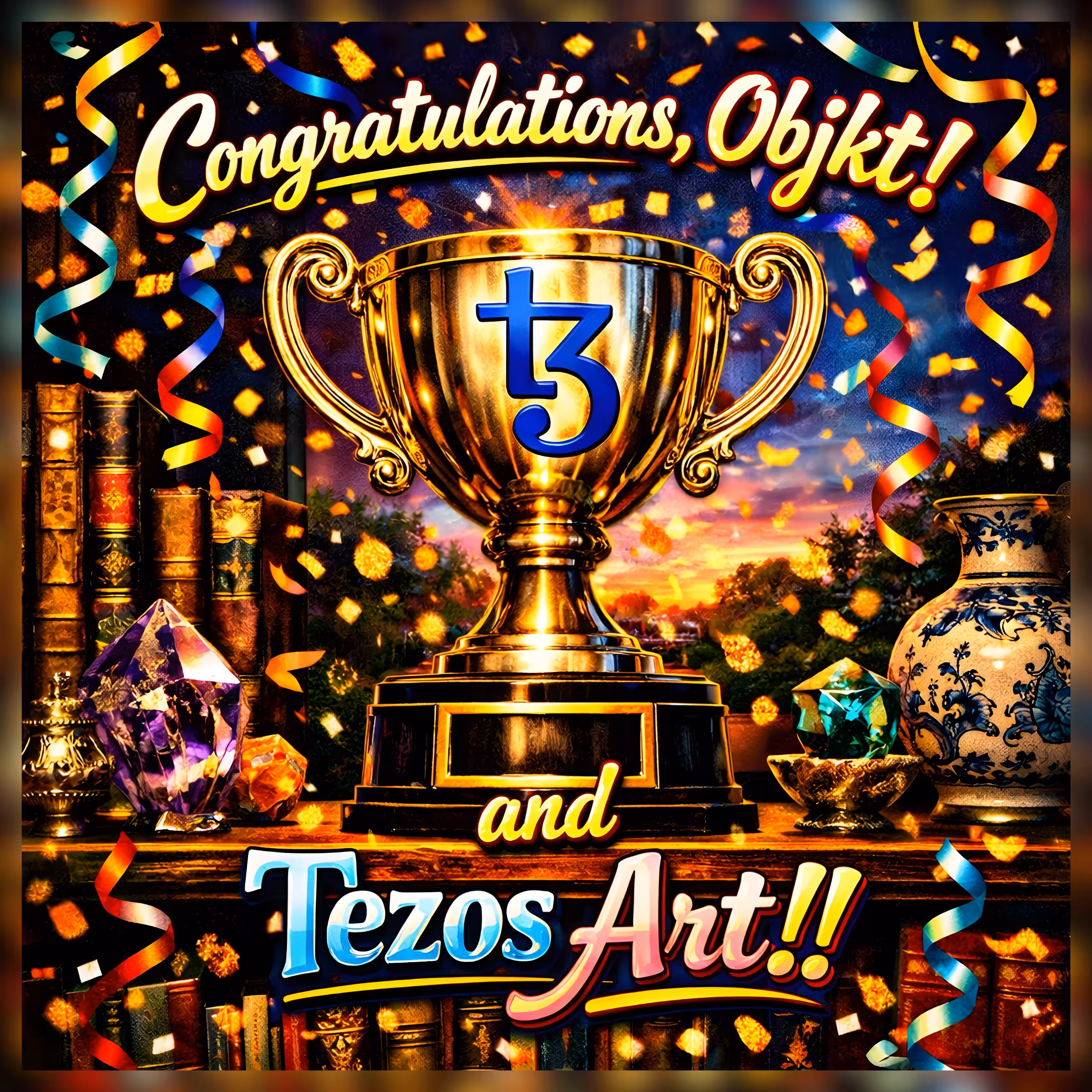 Congratulations Objkt and Tezos Art II