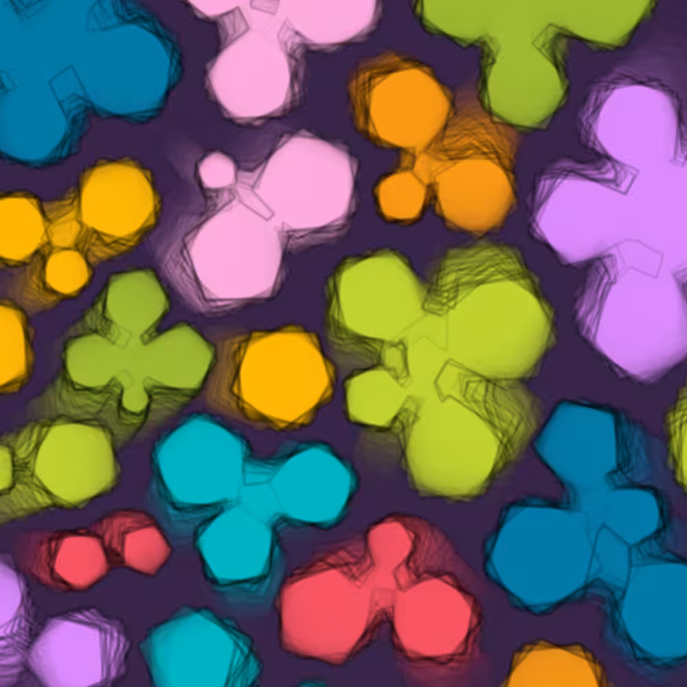 Colorful cartoon shapes(free edition) #15