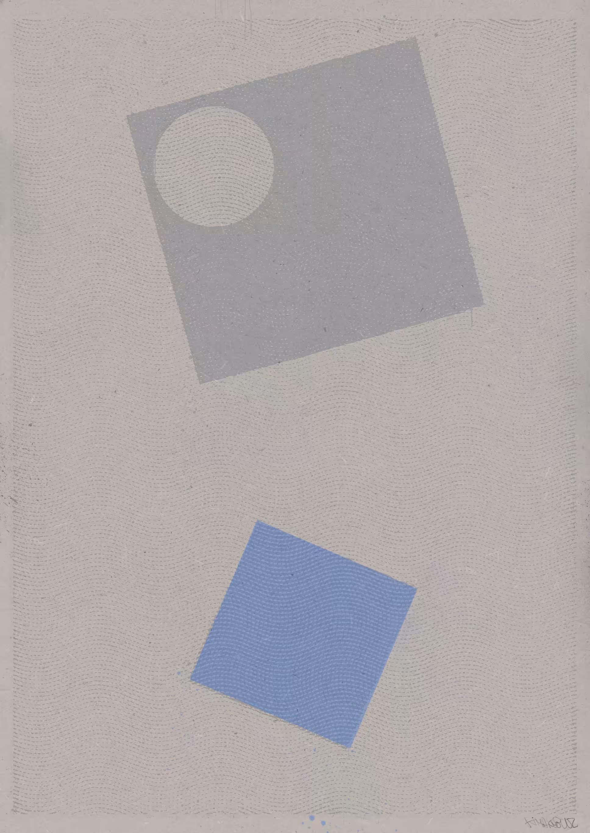 Gray Square, Blue Square